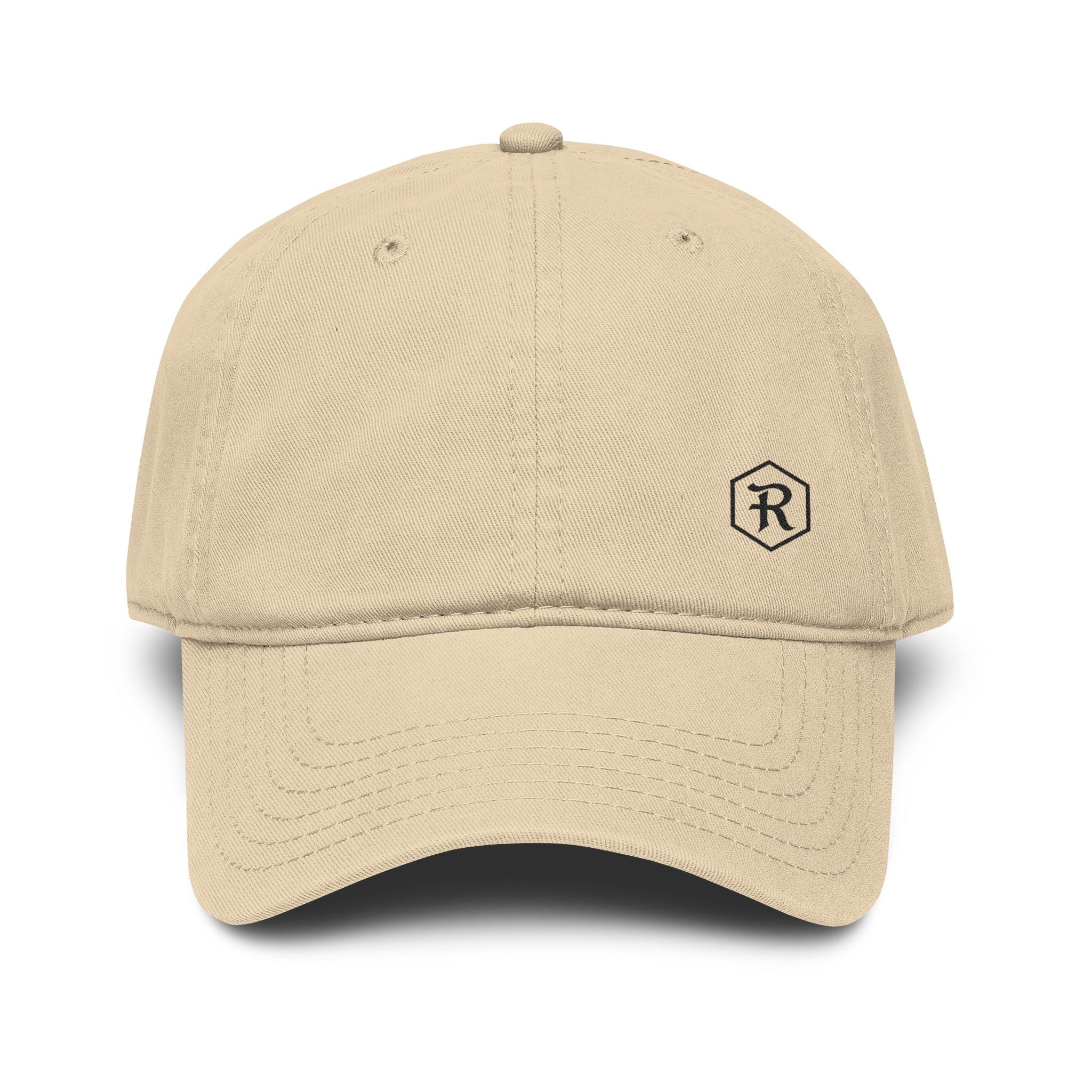 Washed Cotton Baseball Cap | Minimal Embroidered Dad Hat | Faith Apparel - RESTERATION