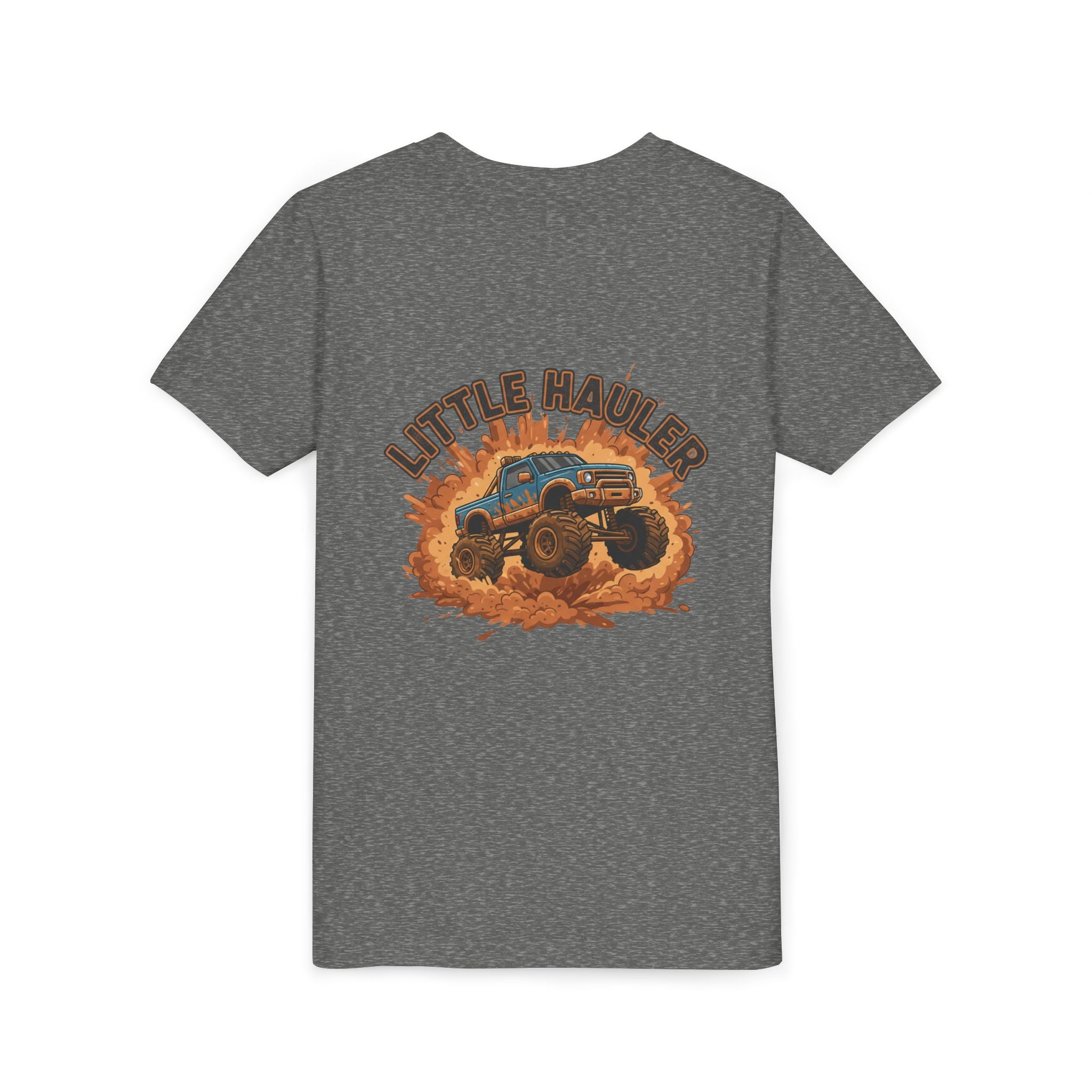 Little Hauler — Monster Truck Youth T-Shirt - RESTERATION