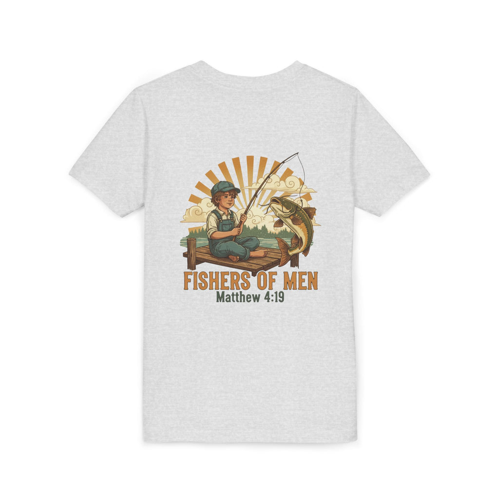 Fishers of Men — Christian Youth T-Shirt (Matthew 4:19) - RESTERATION