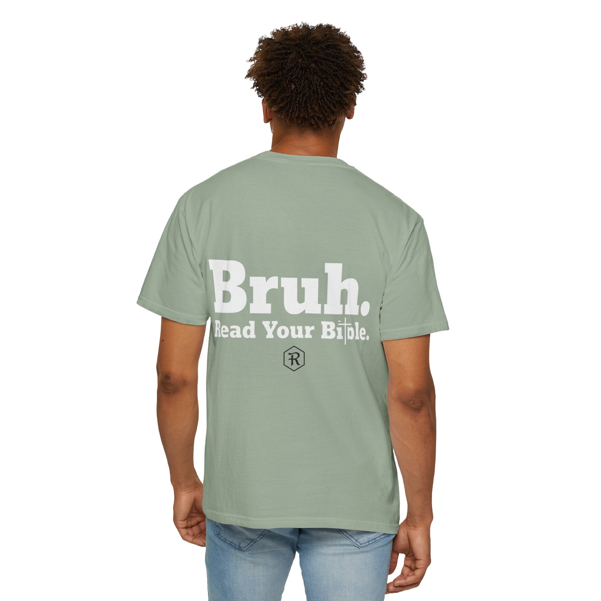 Classic White T-Shirt — Minimal Back Logo Tee - RESTERATION