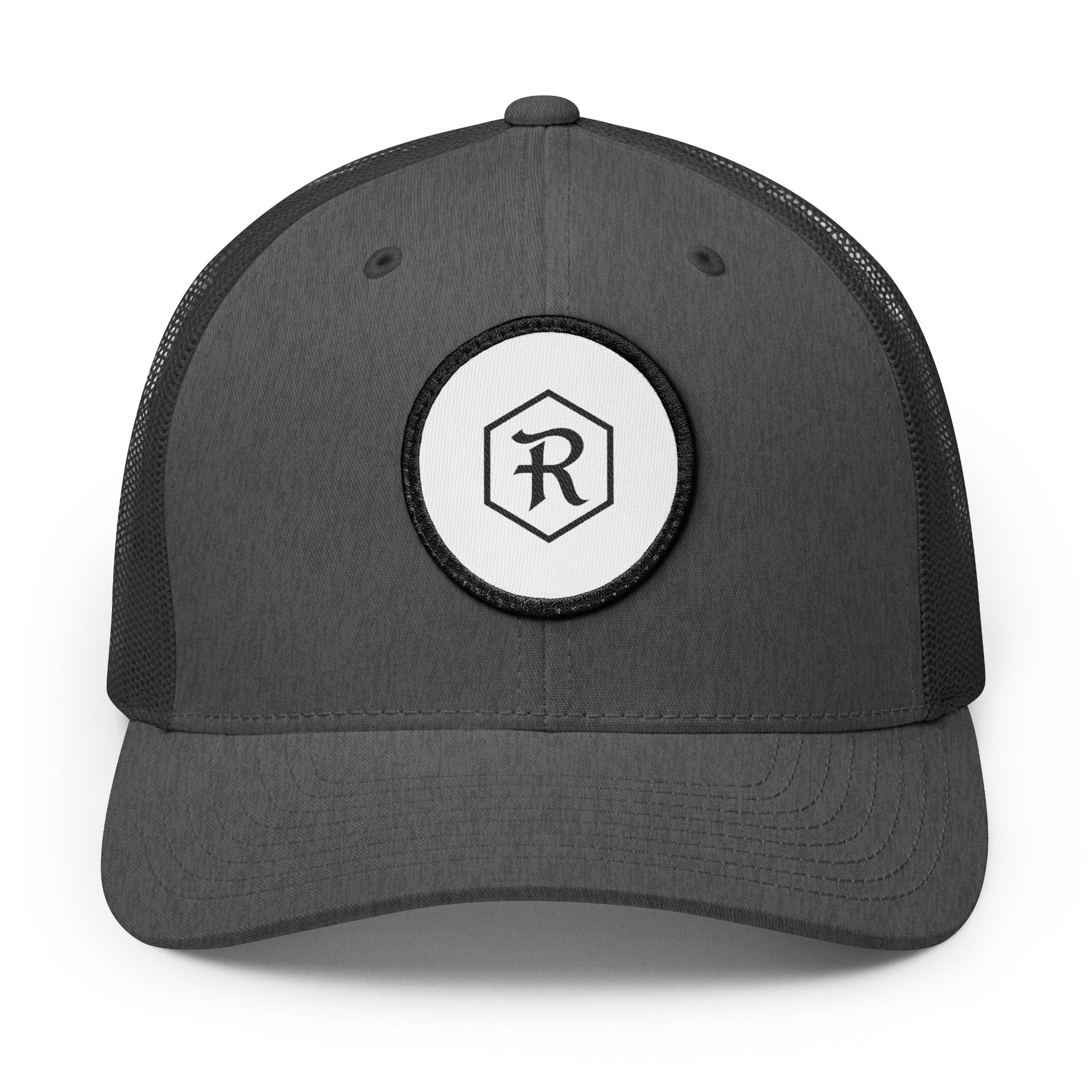 Embroidered Patch Trucker Cap | Snapback Mesh Back Hat | Faith Apparel - RESTERATION