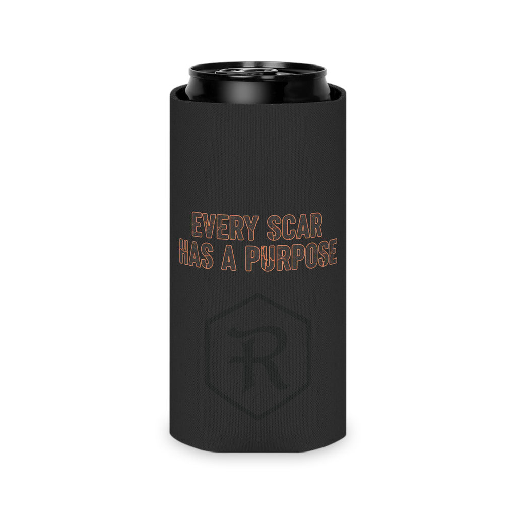 RESTERATION Can Cooler — 'Every Scar Has A Purpose' | Rise Again Christian Koozie 1 - RESTERATION