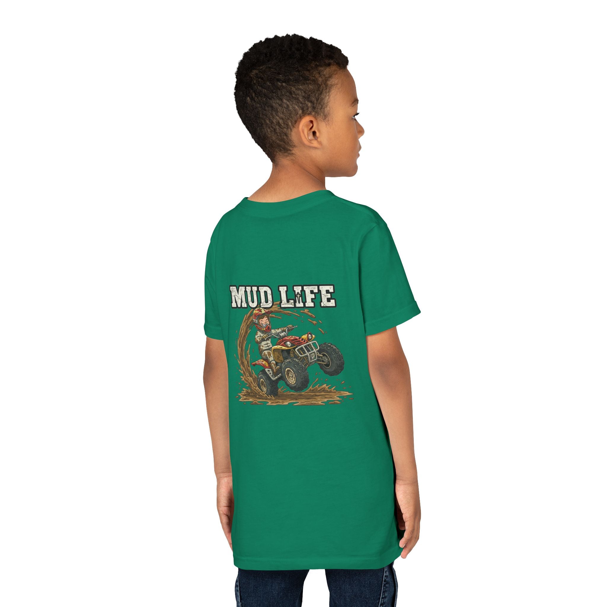 Mud Life — ATV Youth T-Shirt - RESTERATION
