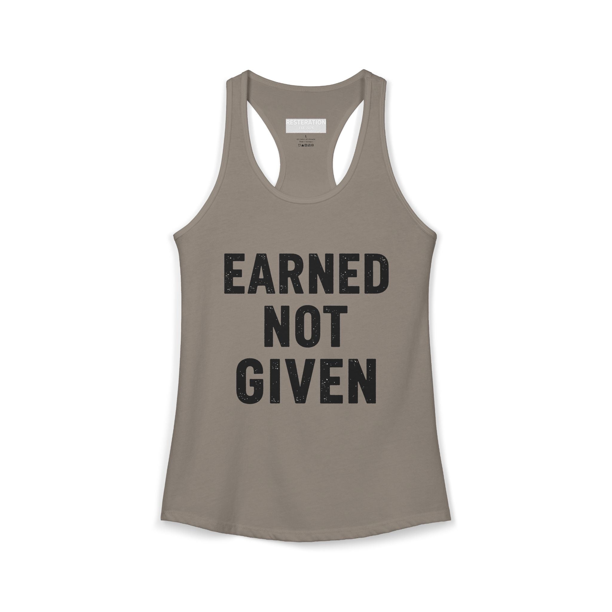 Women's Ideal Racerback Tank — Faith Over Fear - RESTERATION