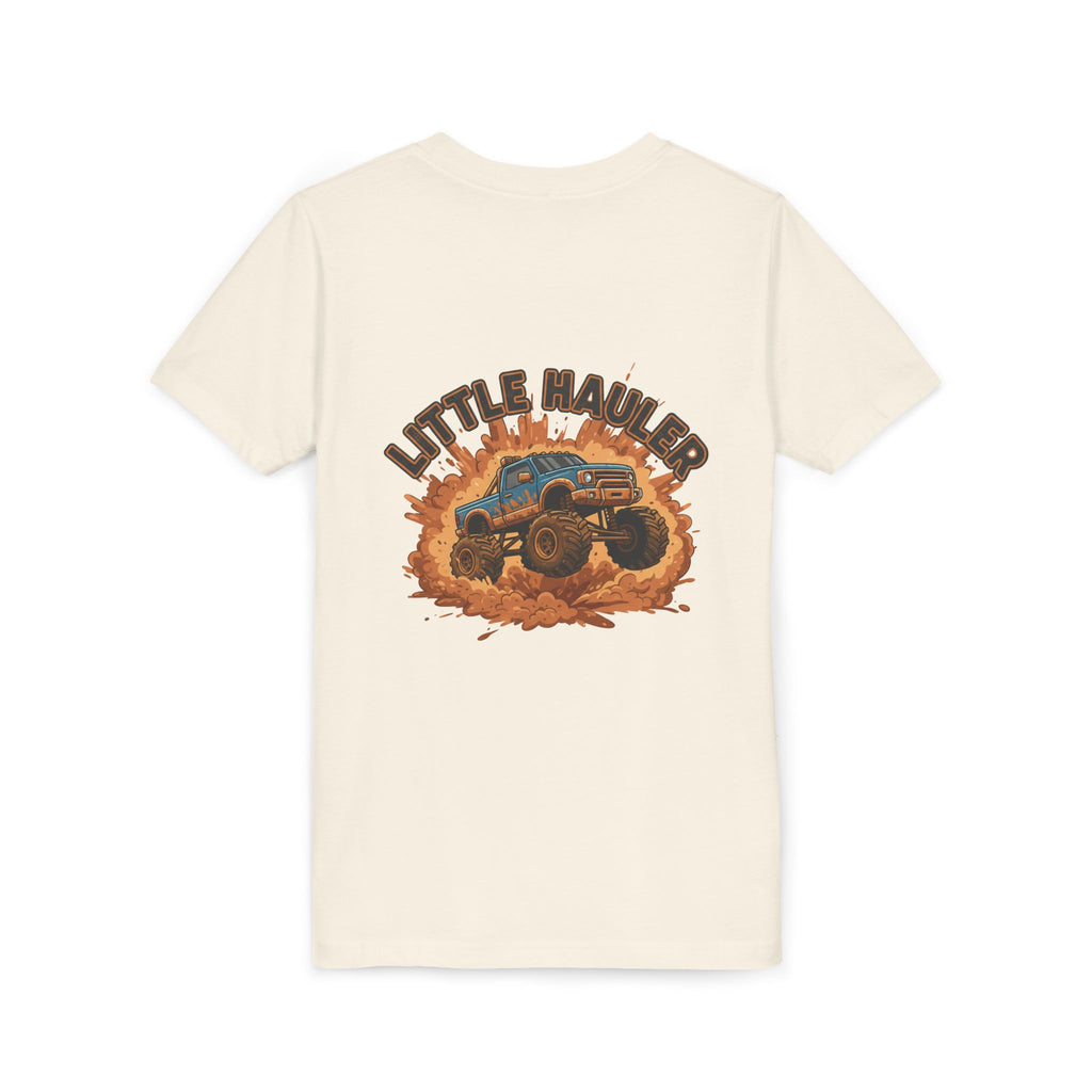 Little Hauler — Monster Truck Youth T-Shirt - RESTERATION