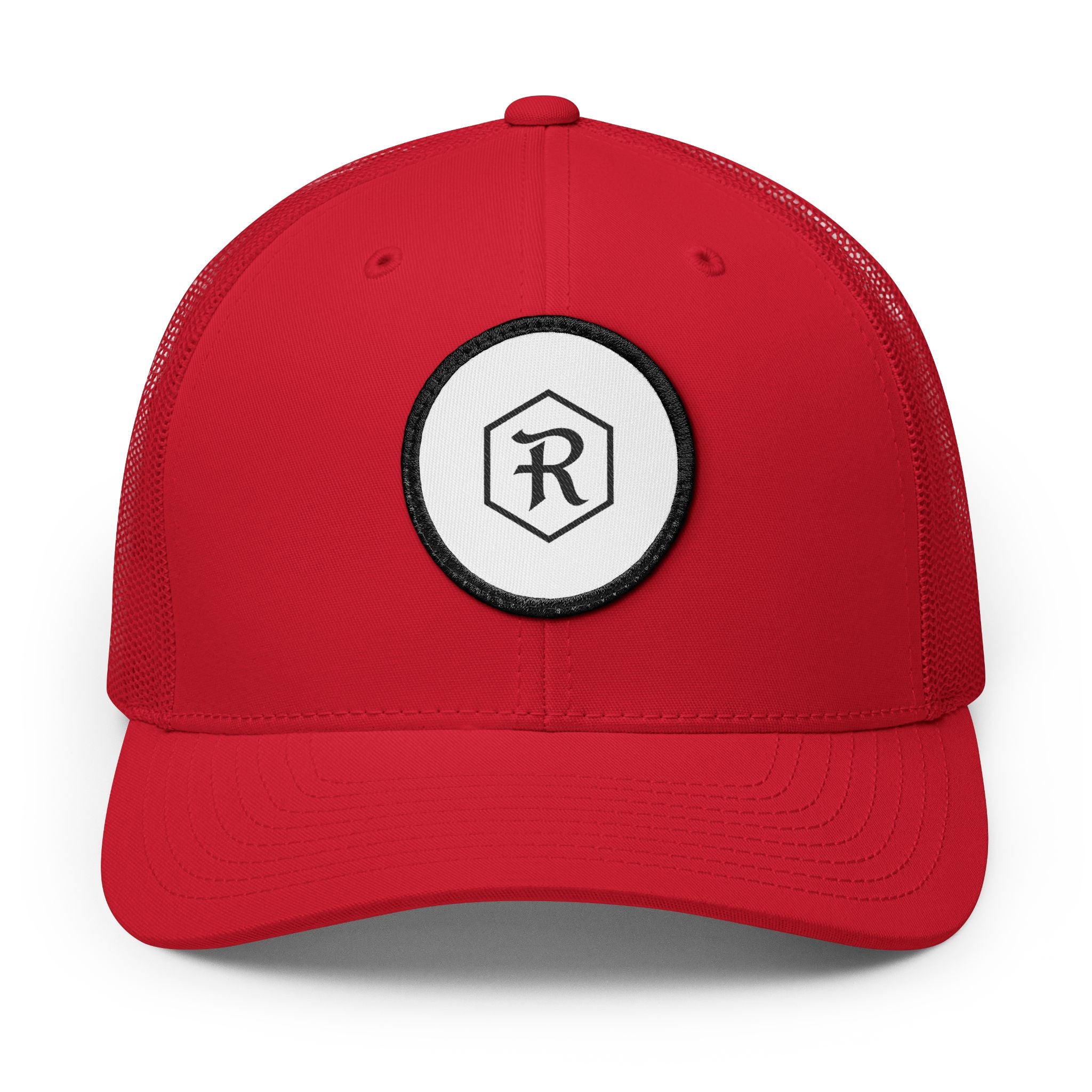 Embroidered Patch Trucker Cap | Snapback Mesh Back Hat | Faith Apparel - RESTERATION