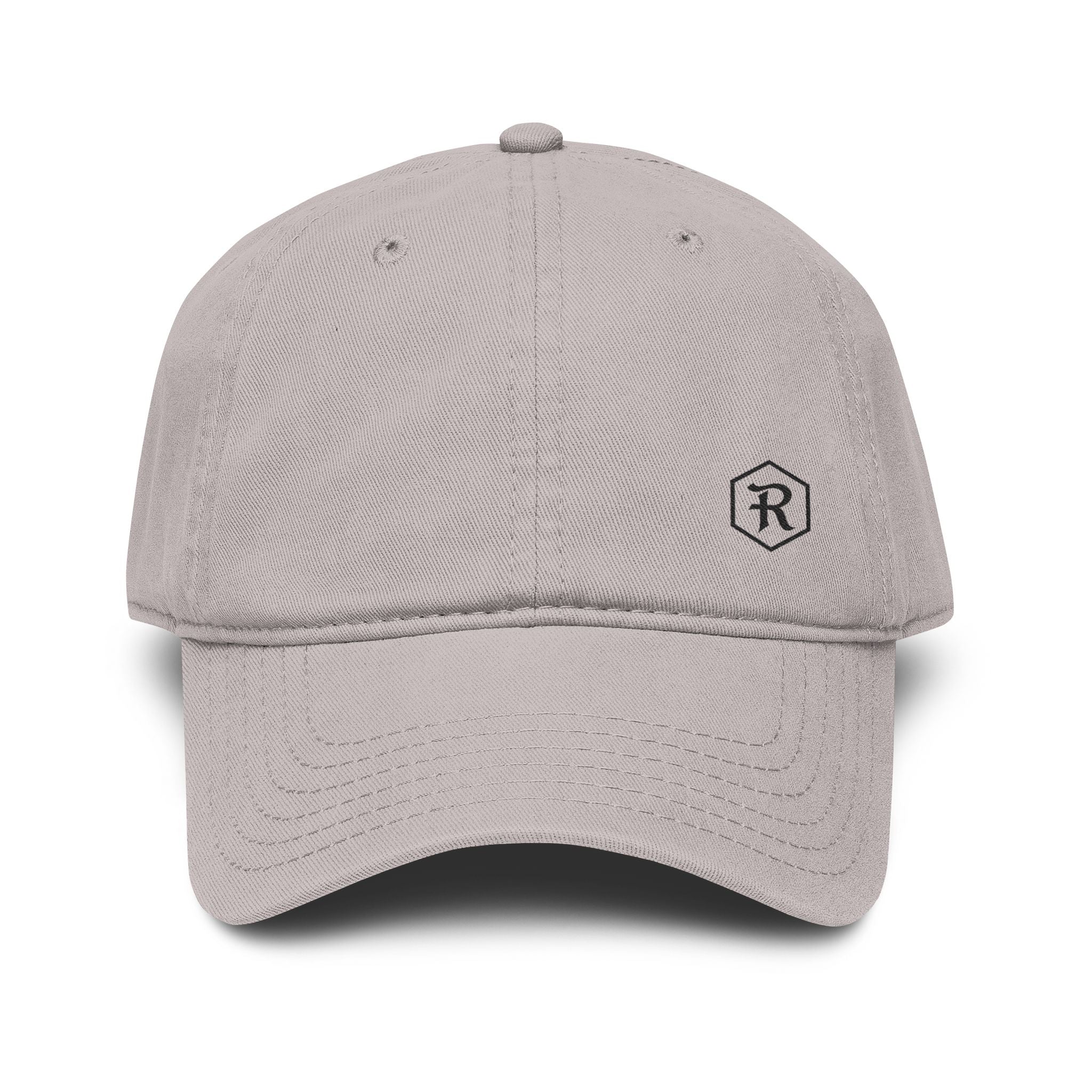 Washed Cotton Baseball Cap | Minimal Embroidered Dad Hat | Faith Apparel - RESTERATION