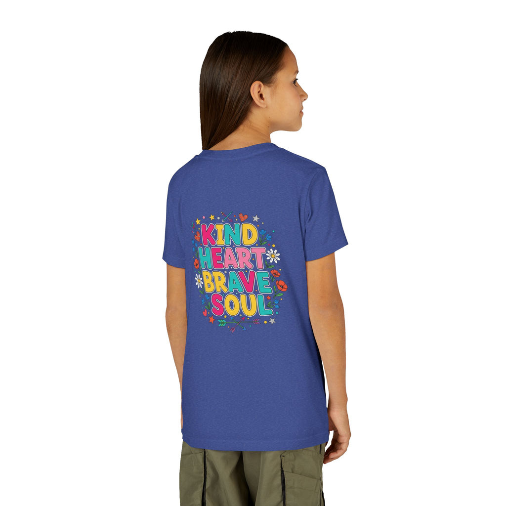 Kind Heart Brave Soul — Inspirational Youth T-Shirt - RESTERATION