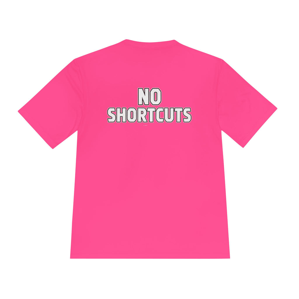 No Shortcuts Performance Tee — Moisture‑Wicking Athletic Shirt - RESTERATION