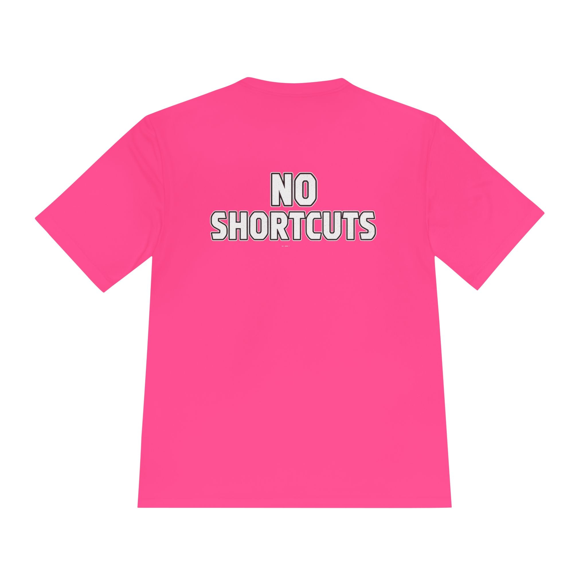 No Shortcuts Performance Tee — Moisture‑Wicking Athletic Shirt - RESTERATION