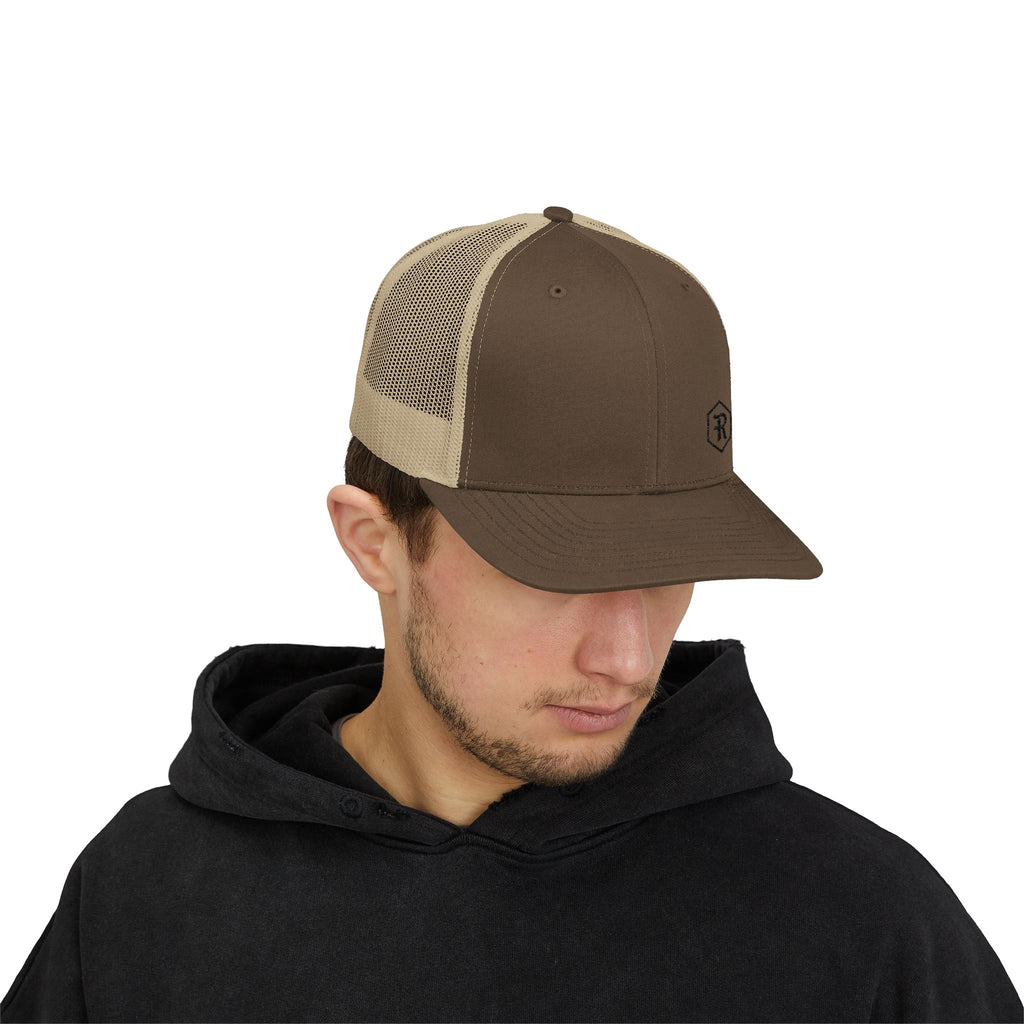 Snapback Trucker Cap | Mesh Back Adjustable Embroidered Hat | Faith Apparel - RESTERATION