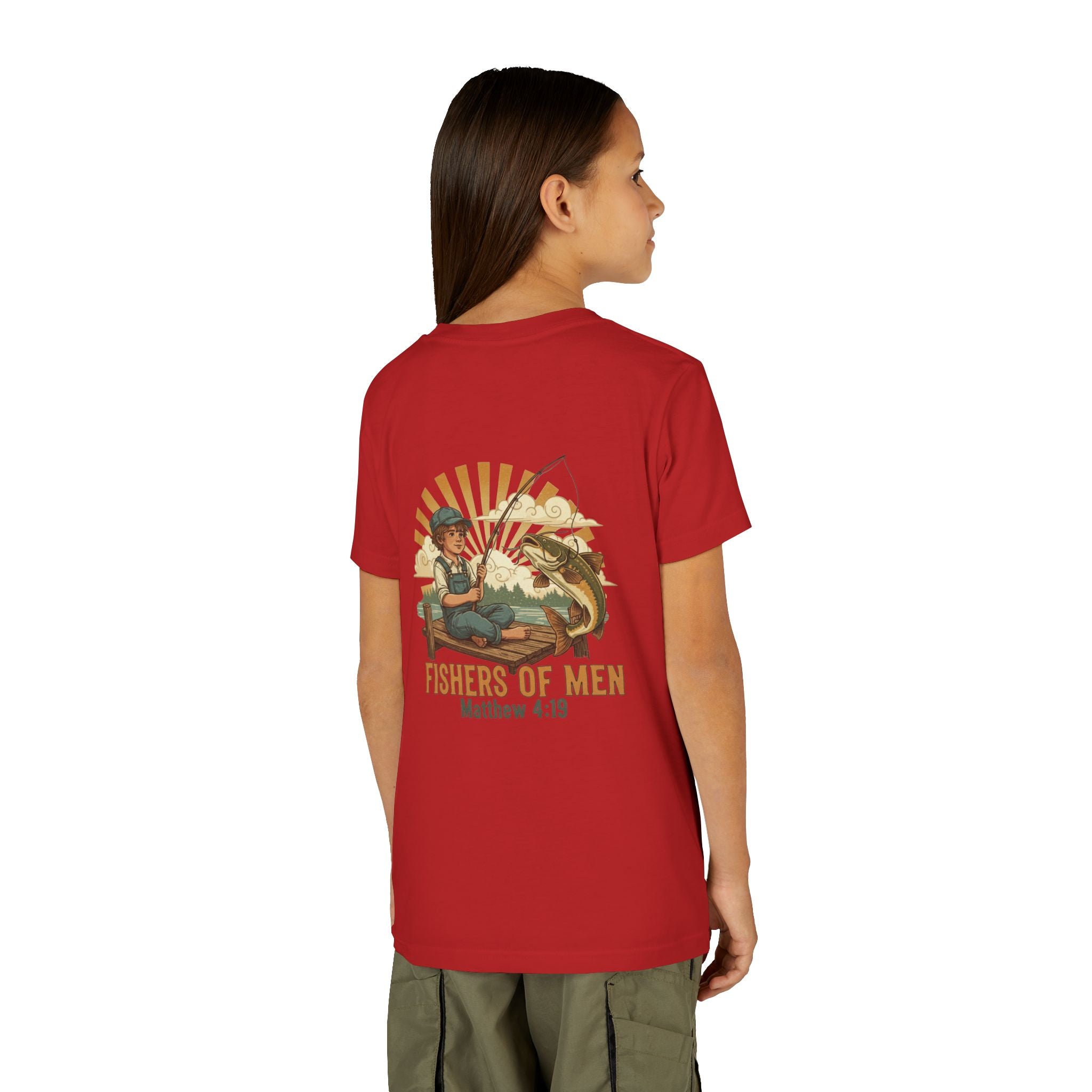 Fishers of Men — Christian Youth T-Shirt (Matthew 4:19) - RESTERATION