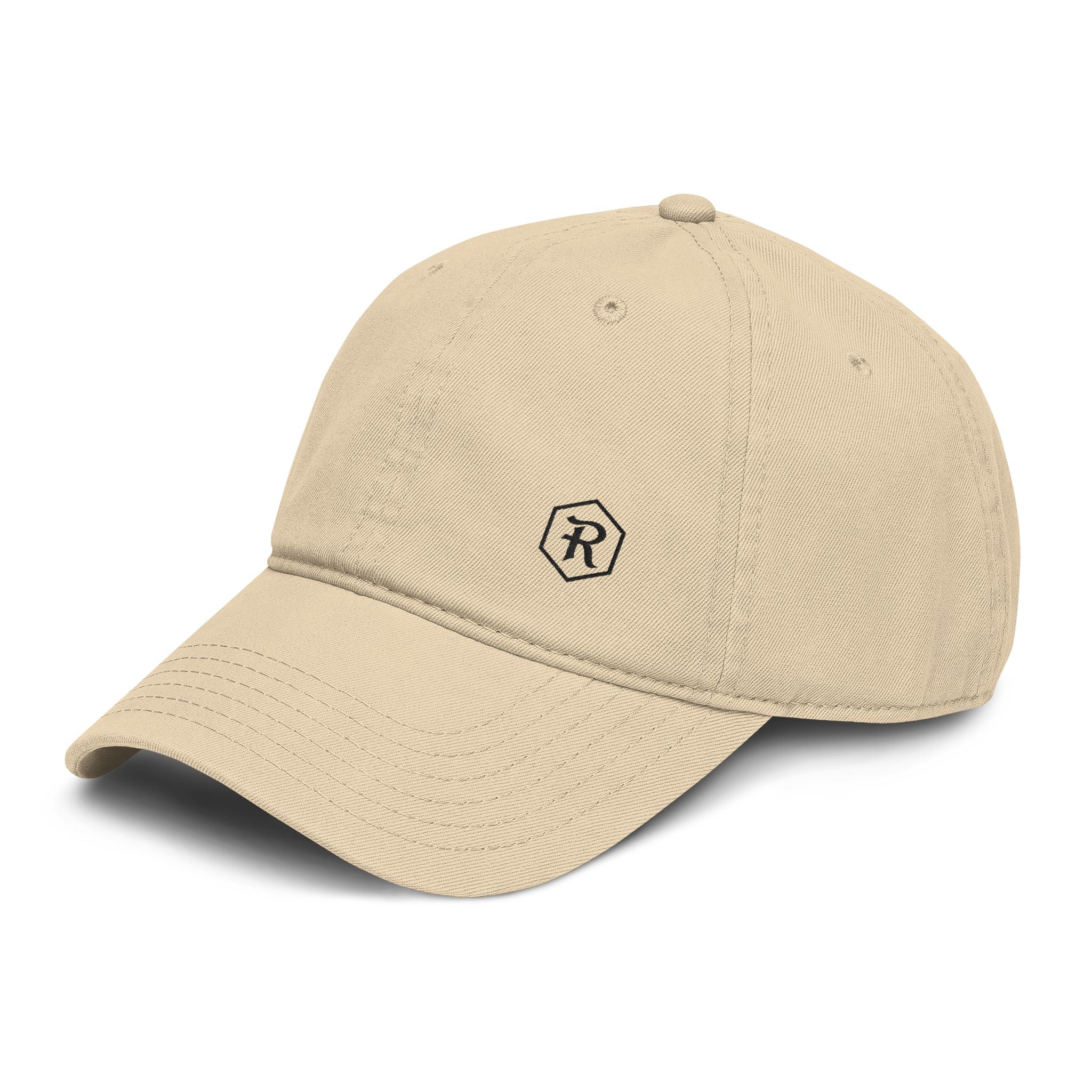 Washed Cotton Baseball Cap | Minimal Embroidered Dad Hat | Faith Apparel - RESTERATION