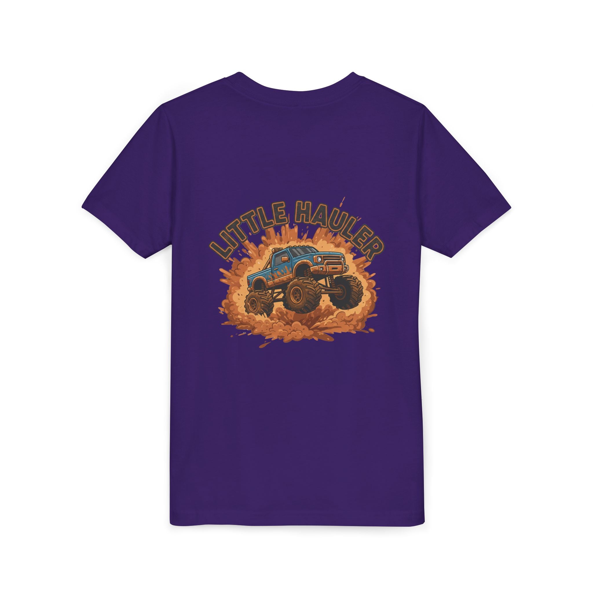 Little Hauler — Monster Truck Youth T-Shirt - RESTERATION