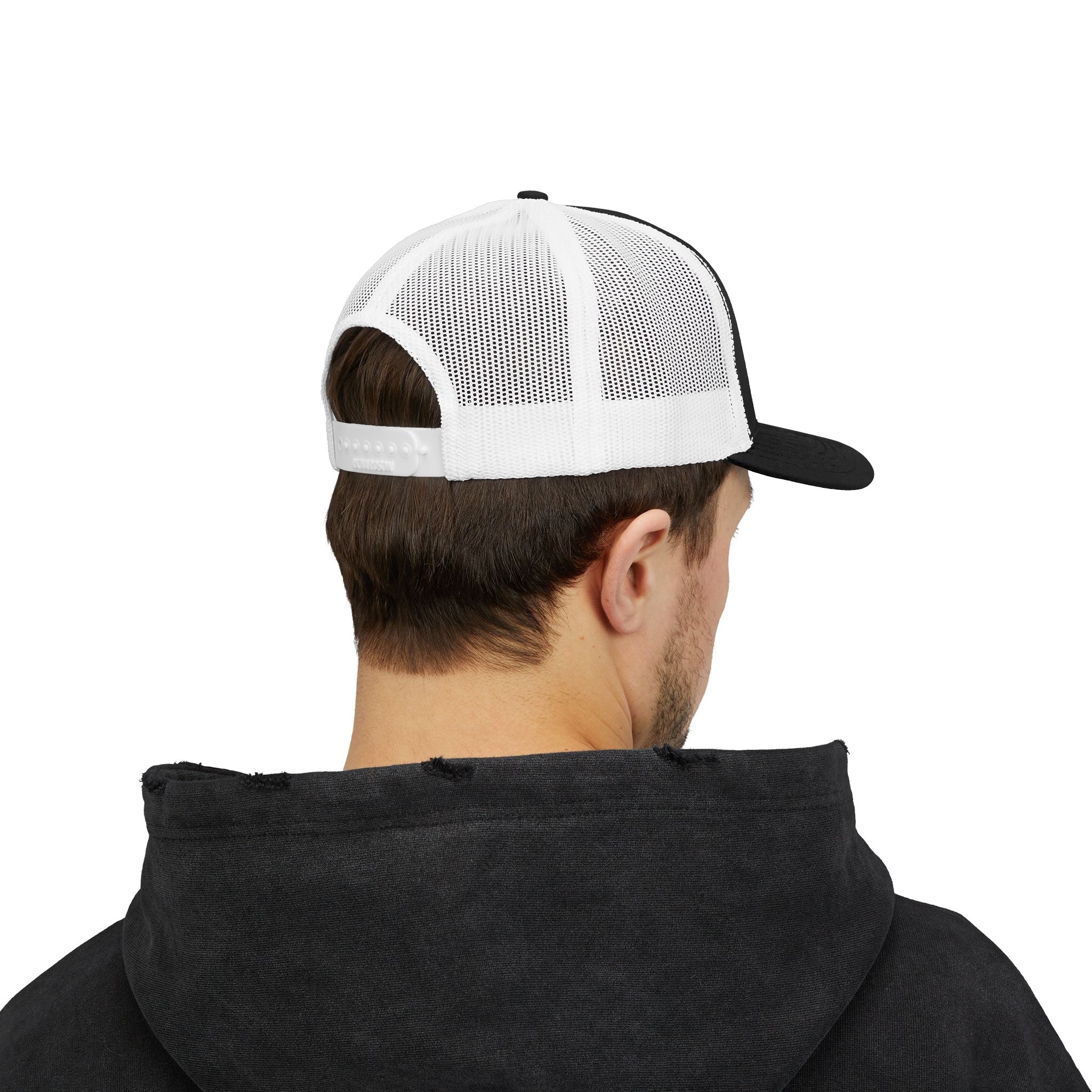 Snapback Trucker Cap | Mesh Back Adjustable Embroidered Hat | Faith Apparel - RESTERATION