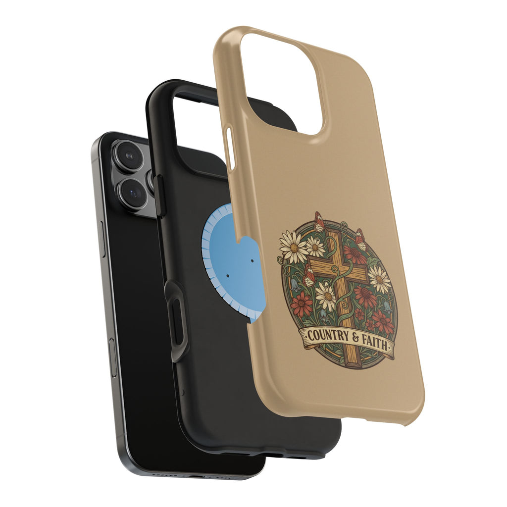 RESTERATION Phone Case — Country & Faith Cross Magnetic Impact-Resistant Cover 7 - RESTERATION