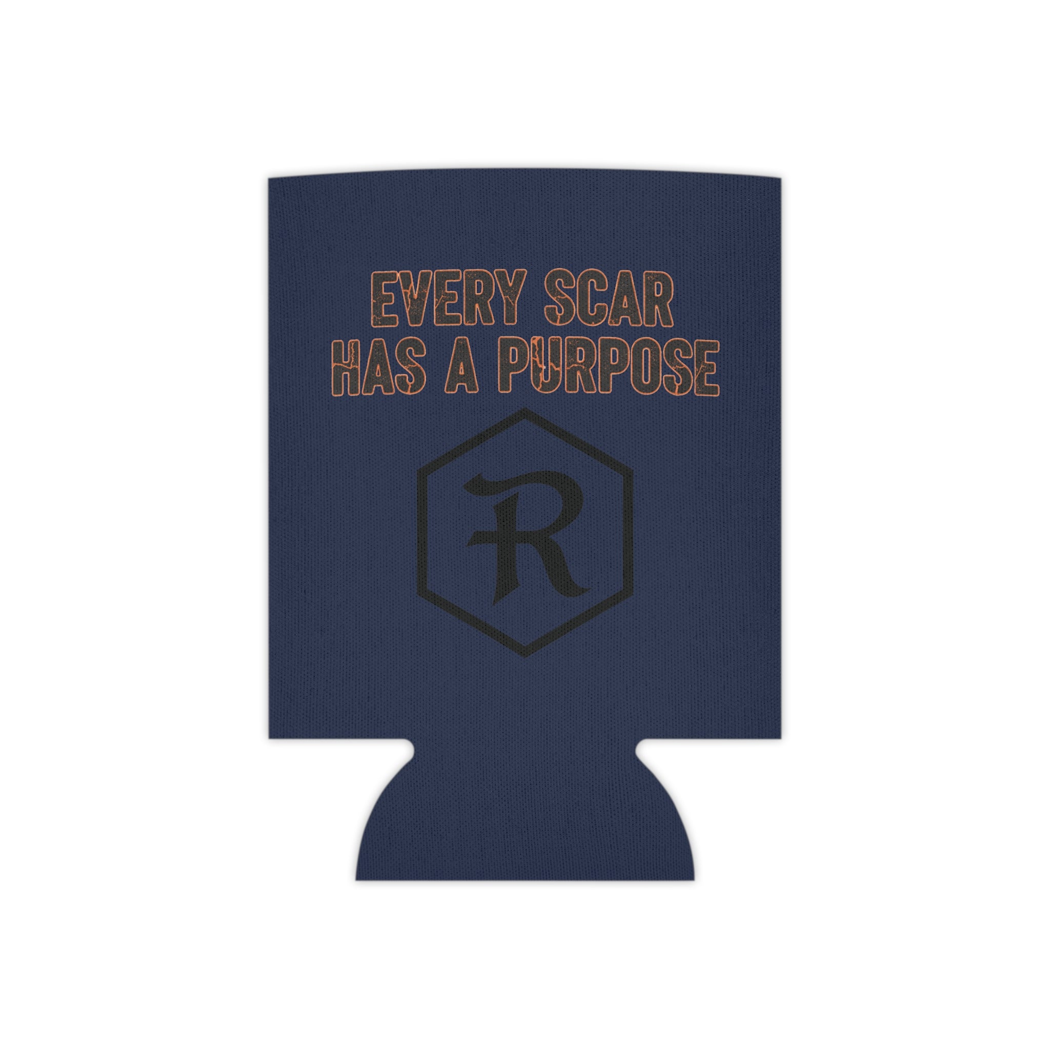 RESTERATION Can Cooler — 'Every Scar Has A Purpose' | Rise Again Christian Koozie 3 - RESTERATION