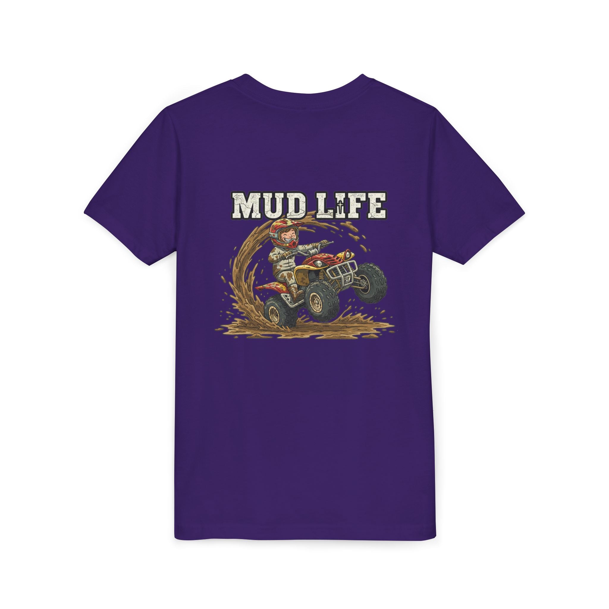 Mud Life — ATV Youth T-Shirt - RESTERATION