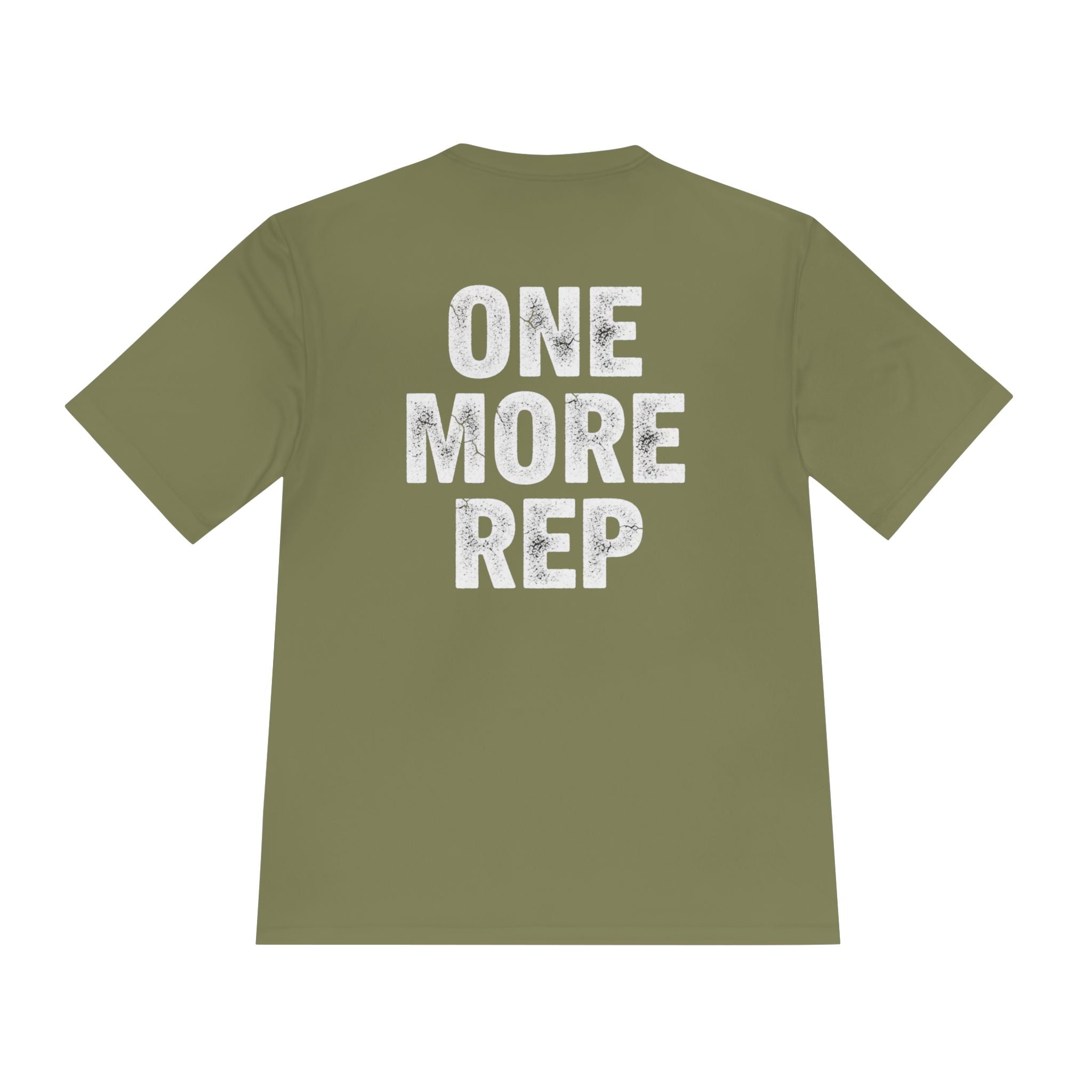 One More Rep Moisture-Wicking Tee — Gym Workout Fitness Shirt - RESTERATION