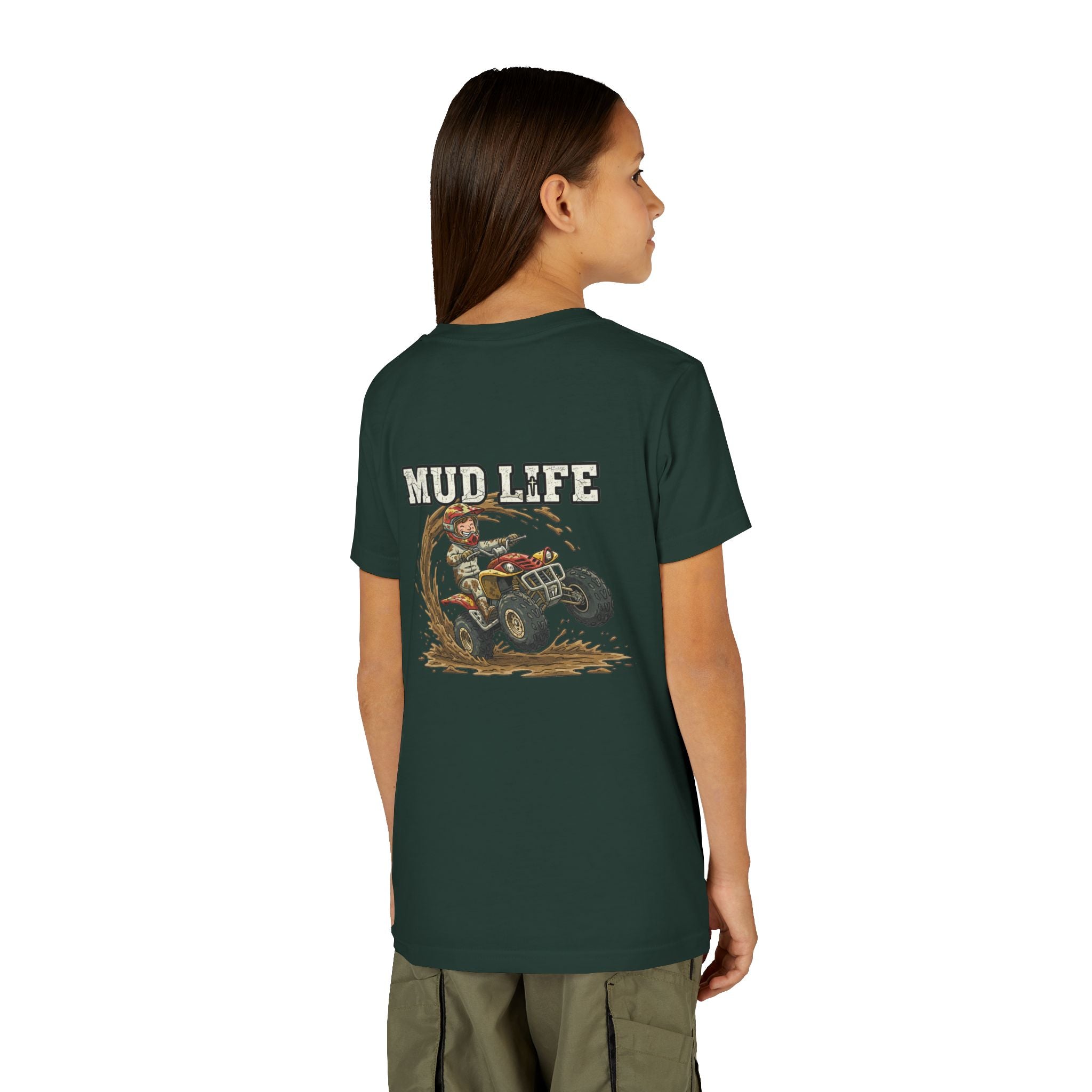 Mud Life — ATV Youth T-Shirt - RESTERATION