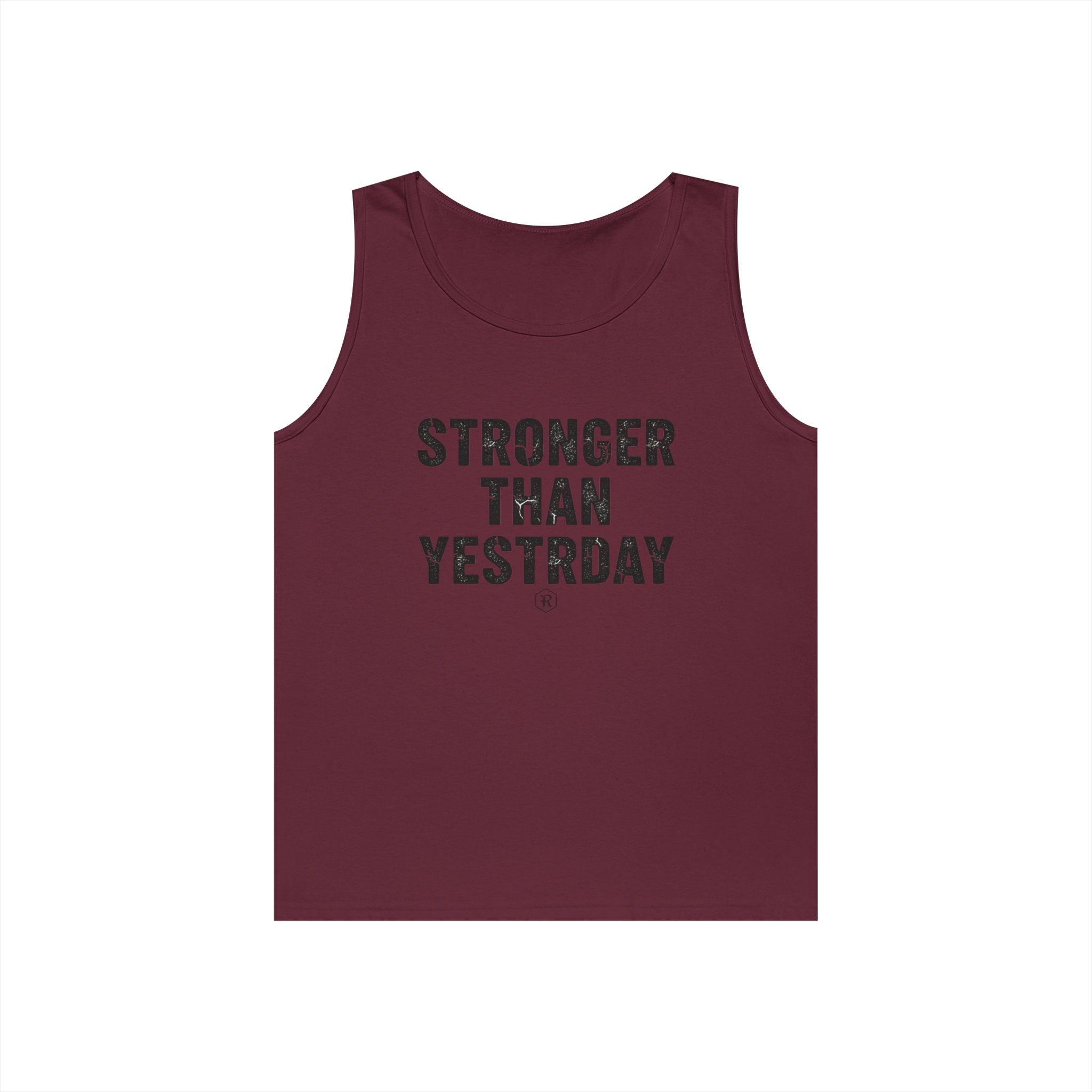 Stronger Than Yesterday — Motivational Tank Top - RESTERATION