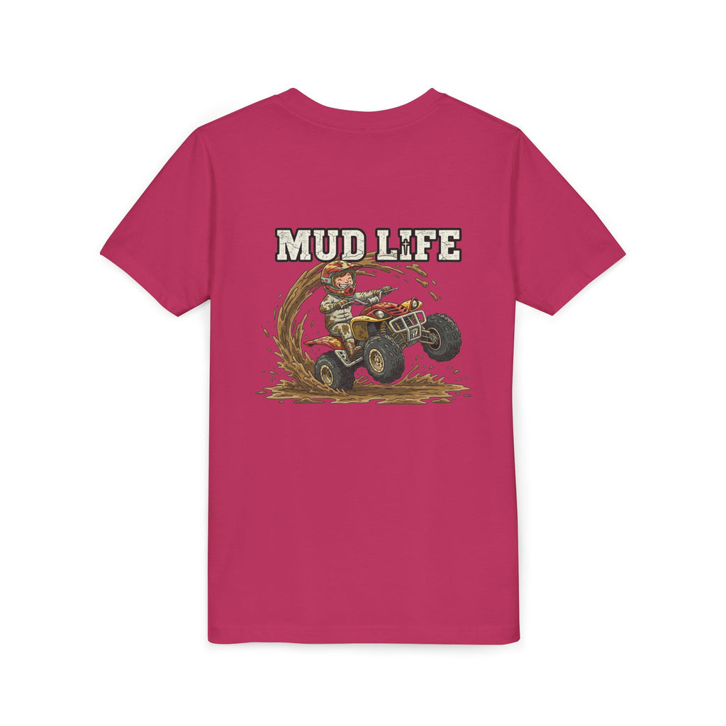 Mud Life — ATV Youth T-Shirt - RESTERATION
