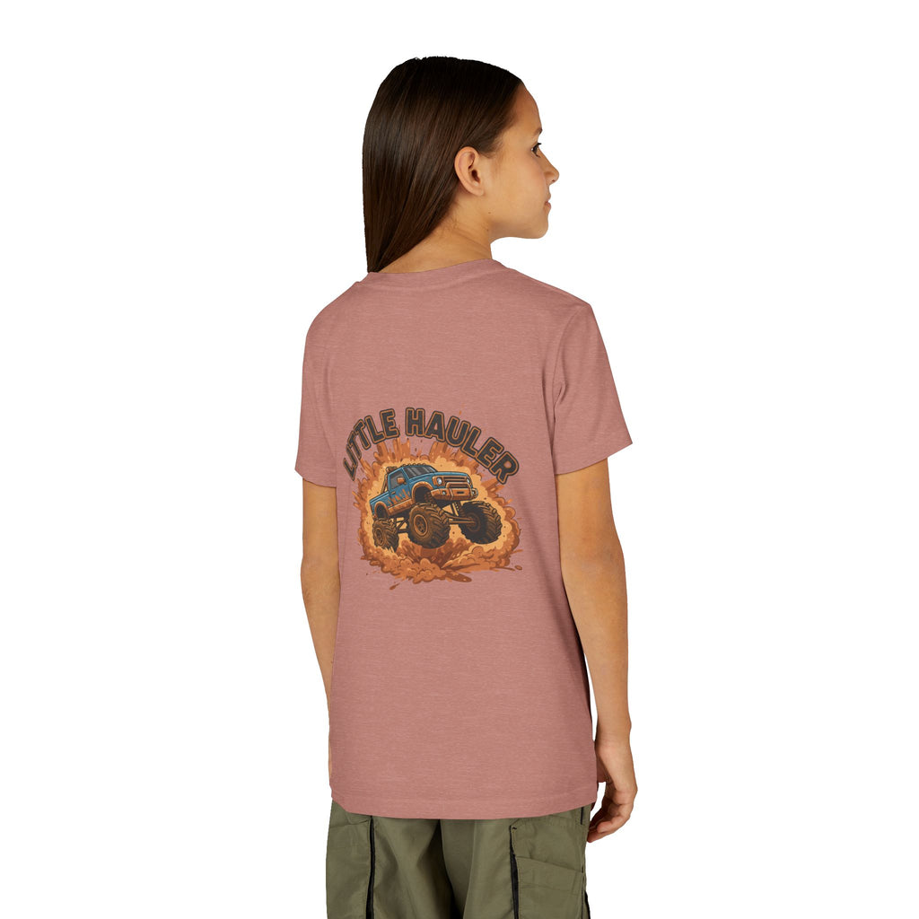 Little Hauler — Monster Truck Youth T-Shirt - RESTERATION