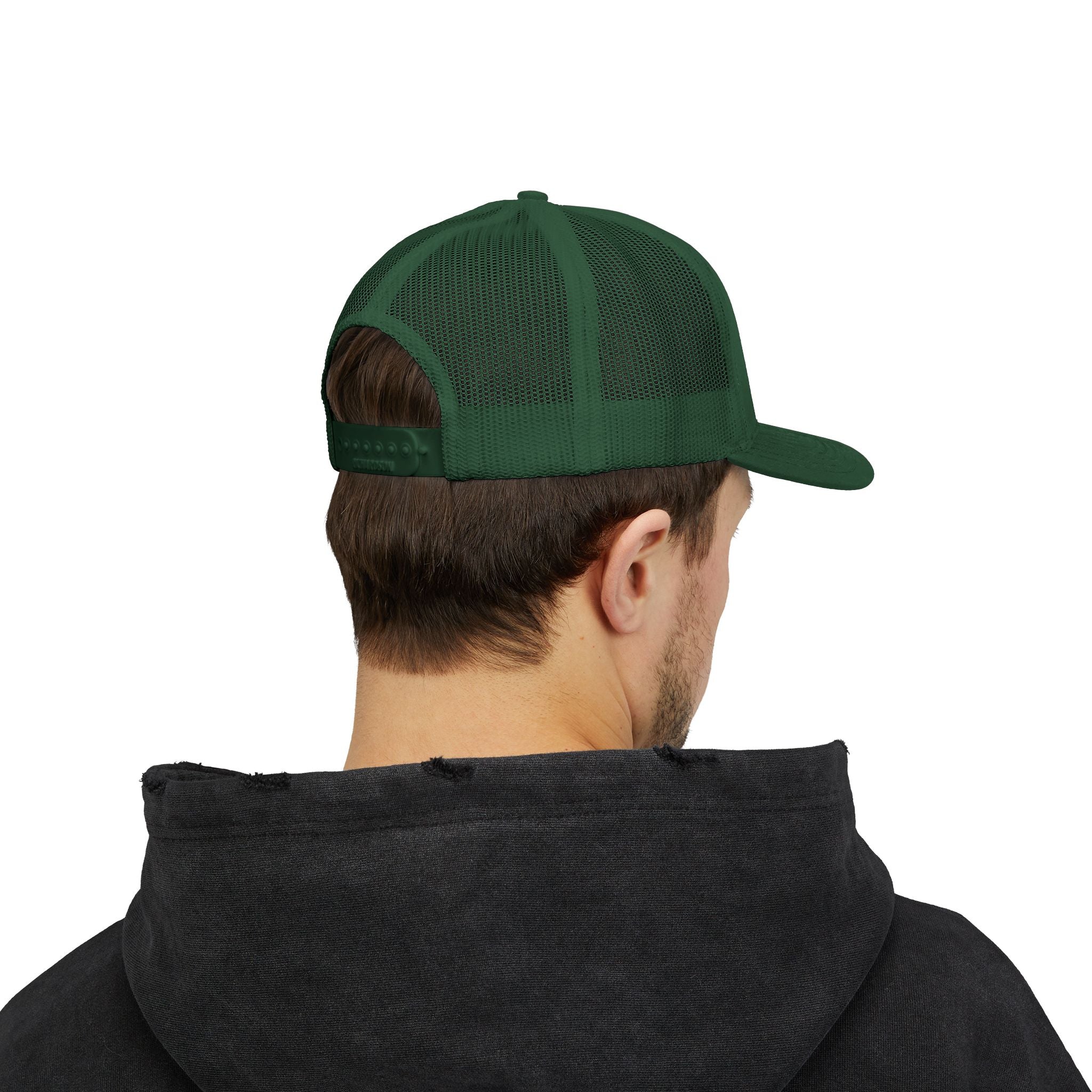 Snapback Trucker Cap | Mesh Back Adjustable Embroidered Hat | Faith Apparel - RESTERATION