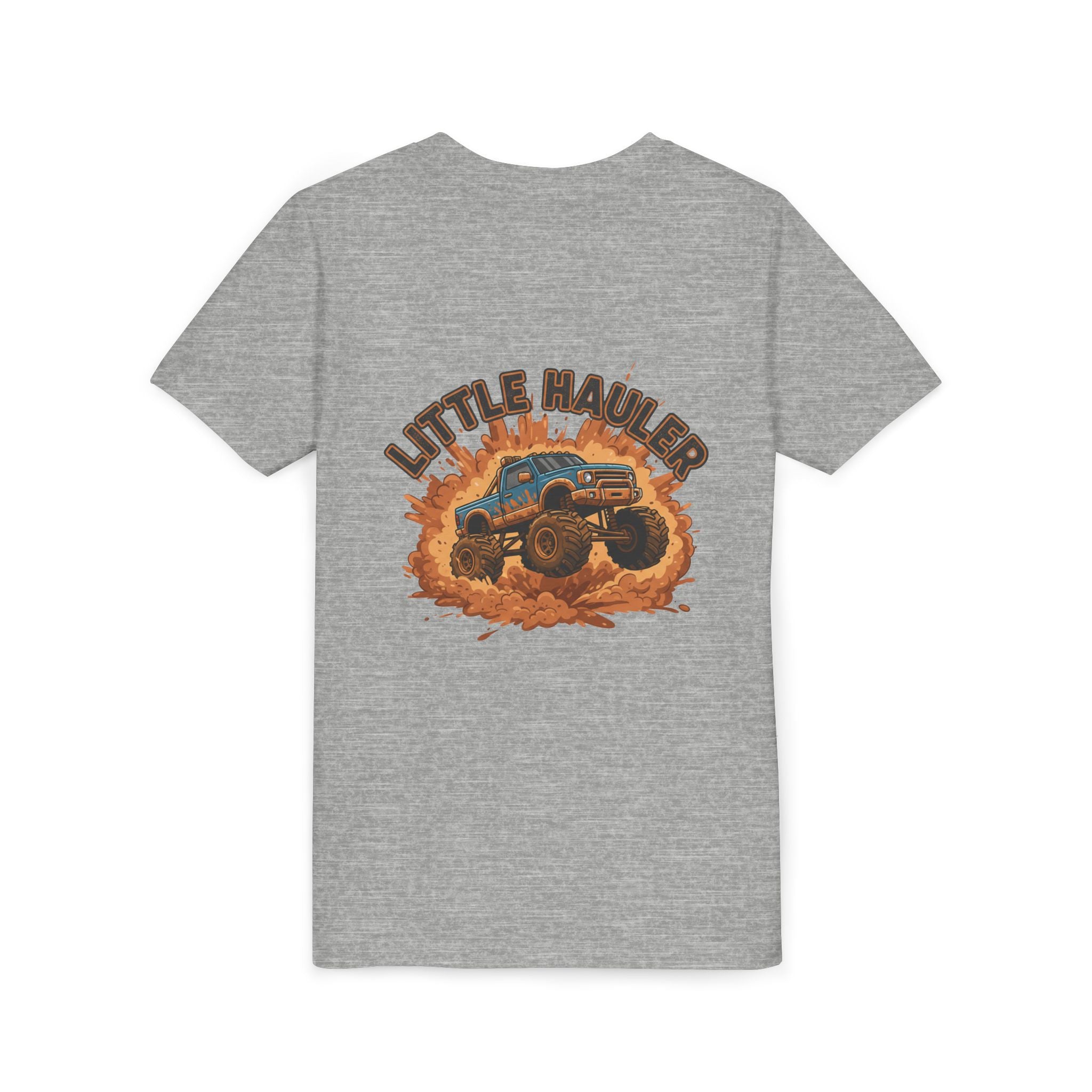 Little Hauler — Monster Truck Youth T-Shirt - RESTERATION