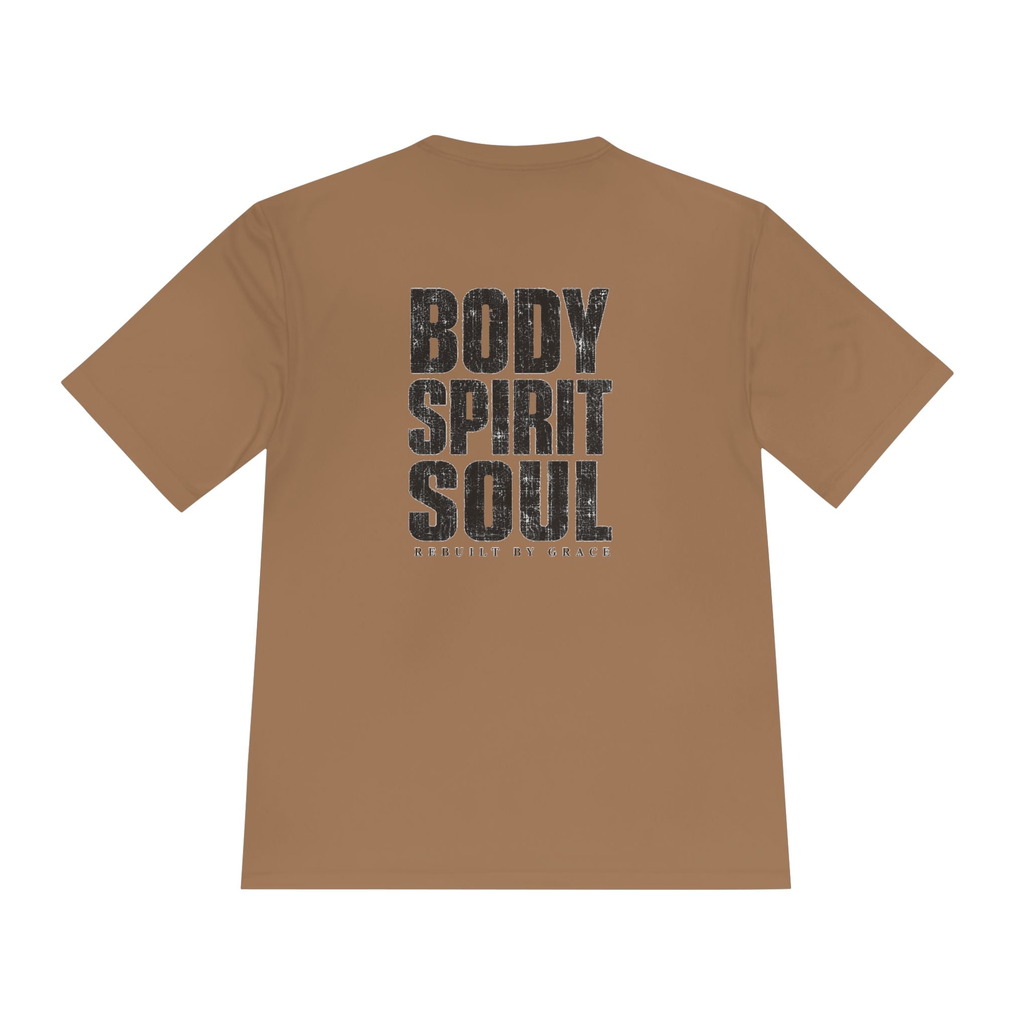 Body Spirit Soul Moisture-Wicking Tee — Athletic Faith-Inspired Shirt - RESTERATION