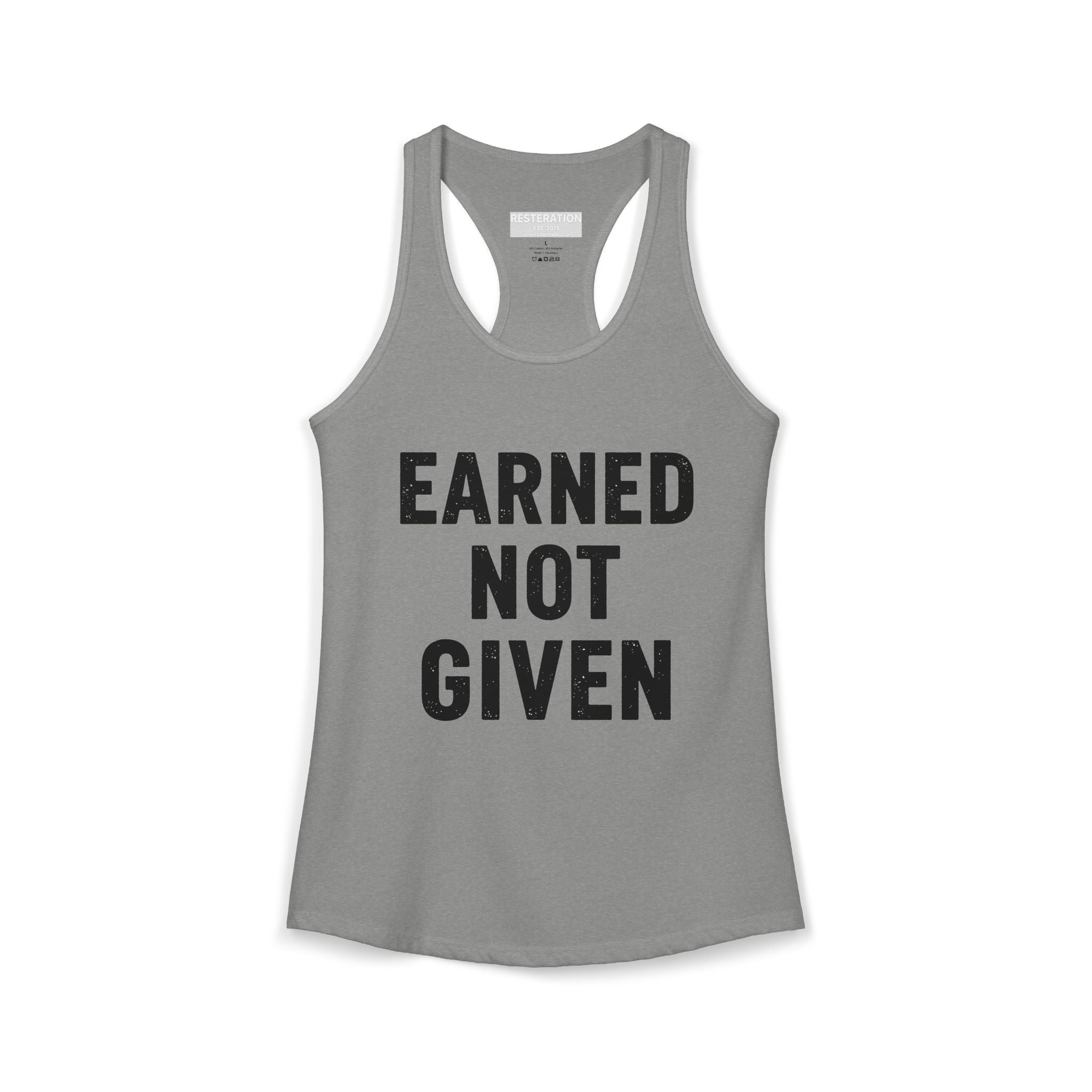 Women's Ideal Racerback Tank — Faith Over Fear - RESTERATION