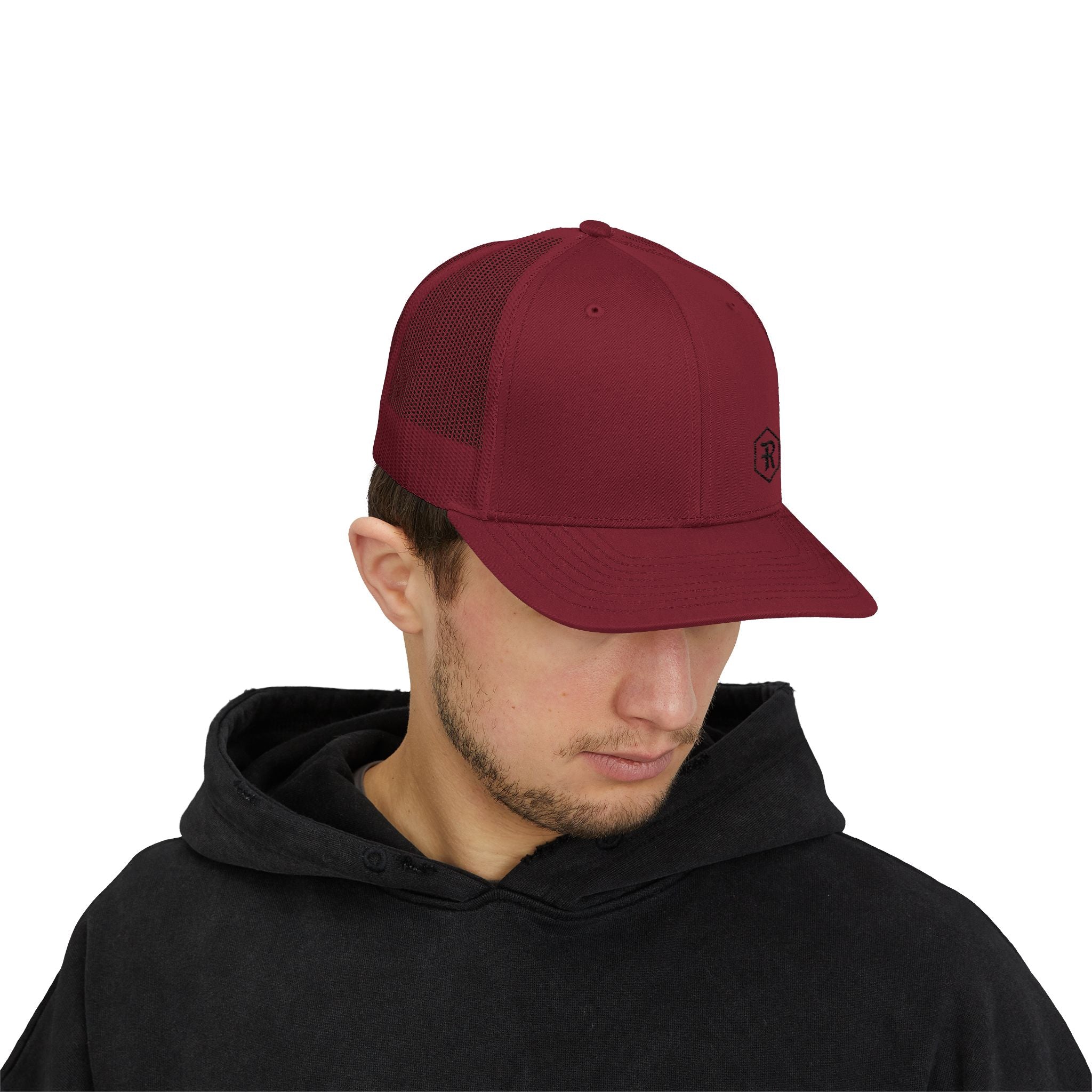 Snapback Trucker Cap | Mesh Back Adjustable Embroidered Hat | Faith Apparel - RESTERATION