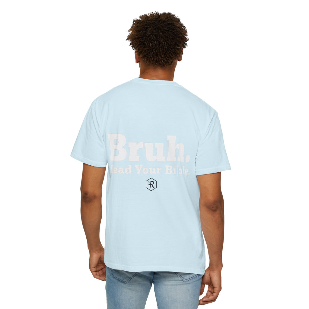 Classic White T-Shirt — Minimal Back Logo Tee - RESTERATION