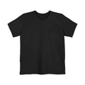 Christian Cross Pocket T-Shirt — Three Crosses Scenic Back Print