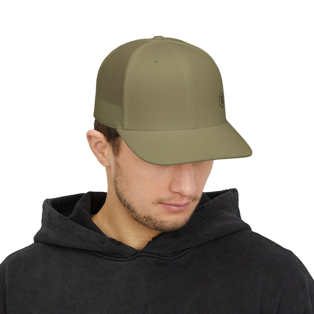 Classic Snapback Trucker Cap | Mesh Back Embroidered Hat | Faith Apparel - RESTERATION