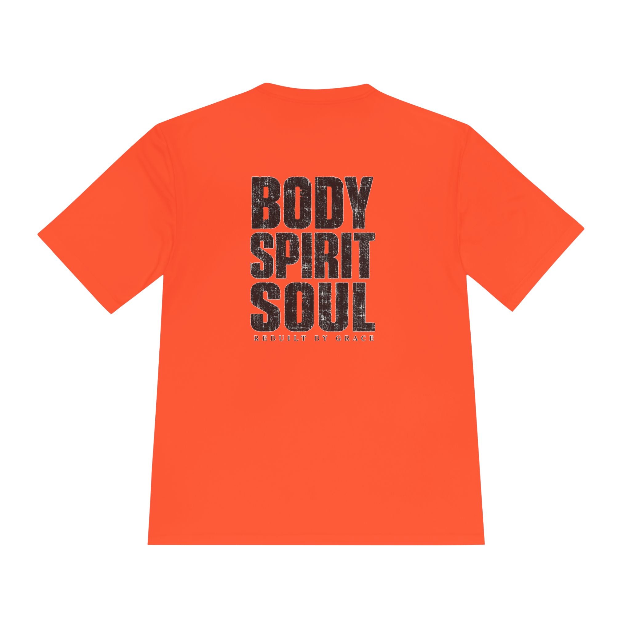 Body Spirit Soul Moisture-Wicking Tee — Athletic Faith-Inspired Shirt - RESTERATION