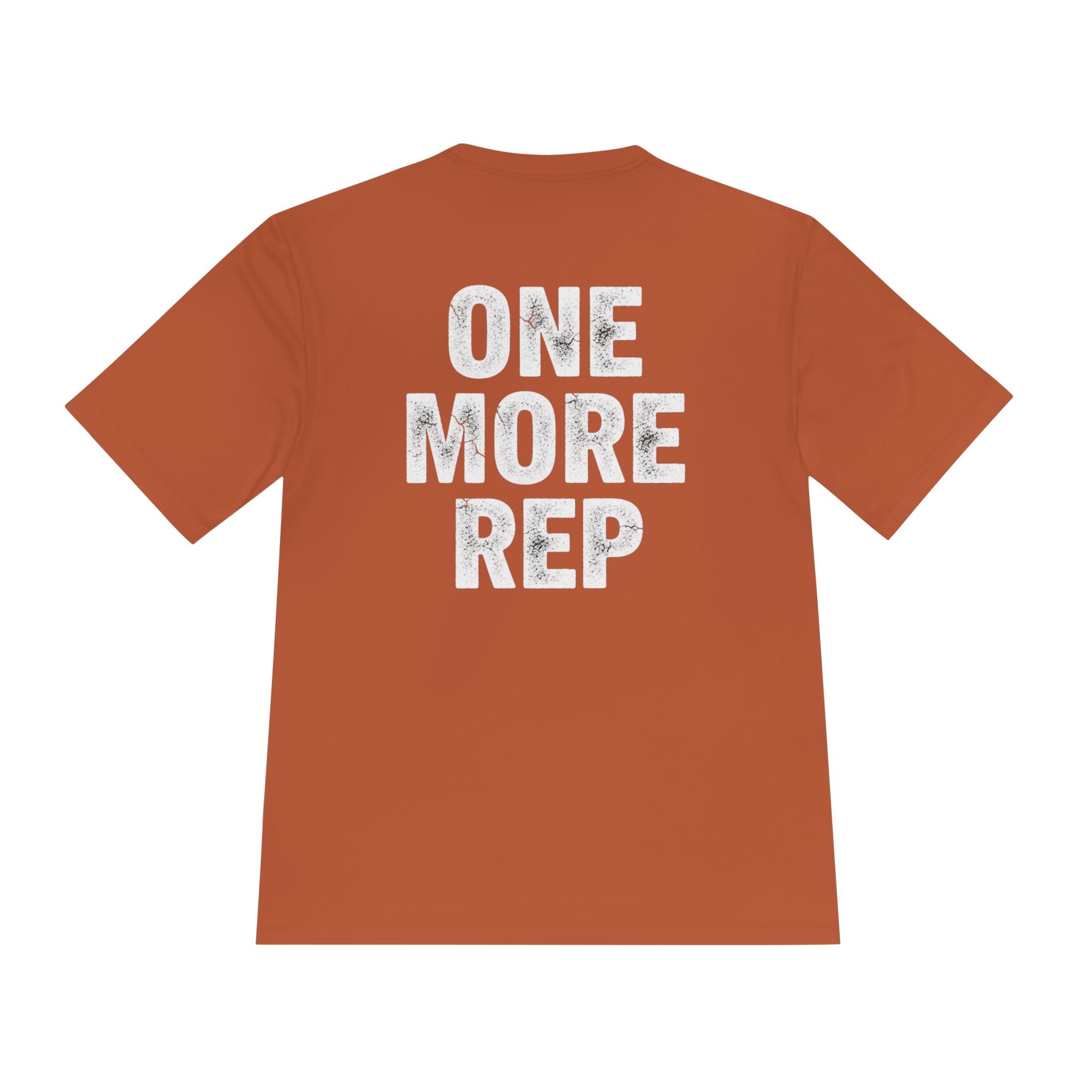 One More Rep Moisture-Wicking Tee — Gym Workout Fitness Shirt - RESTERATION