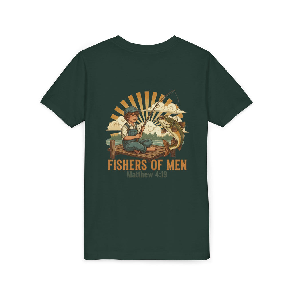 Fishers of Men — Christian Youth T-Shirt (Matthew 4:19) - RESTERATION