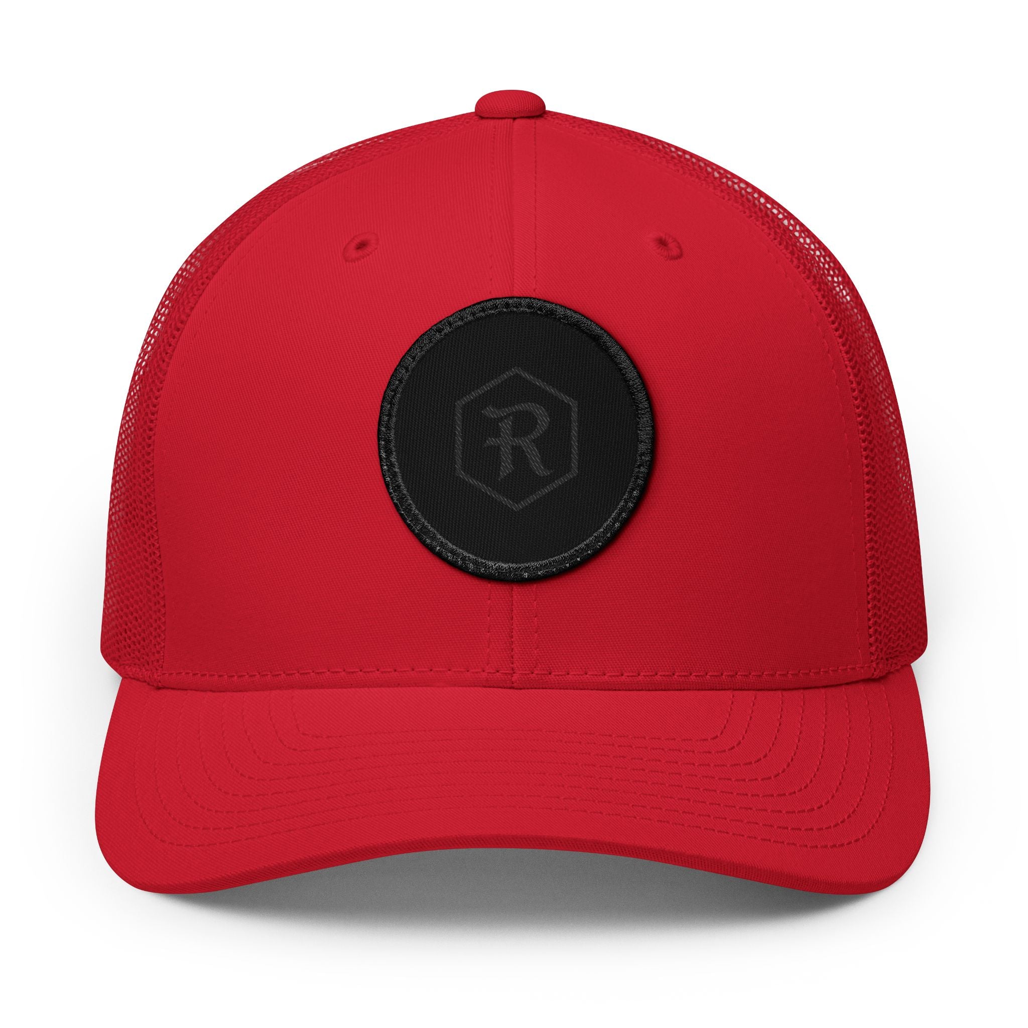 Embroidered Patch Trucker Cap | Snapback Mesh Back Hat | Faith Apparel - RESTERATION