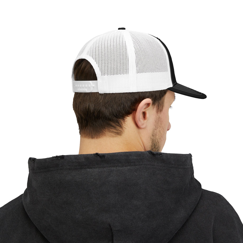 Classic Snapback Trucker Cap | Mesh Back Embroidered Hat | Faith Apparel - RESTERATION