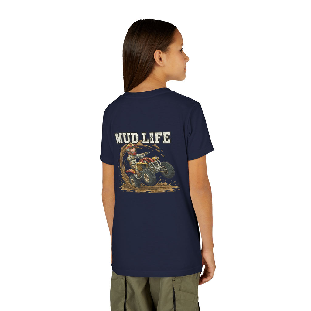 Mud Life — ATV Youth T-Shirt - RESTERATION