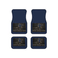 Distressed American Flag Car Mat Set — 4-Pack 4 - RESTERATION