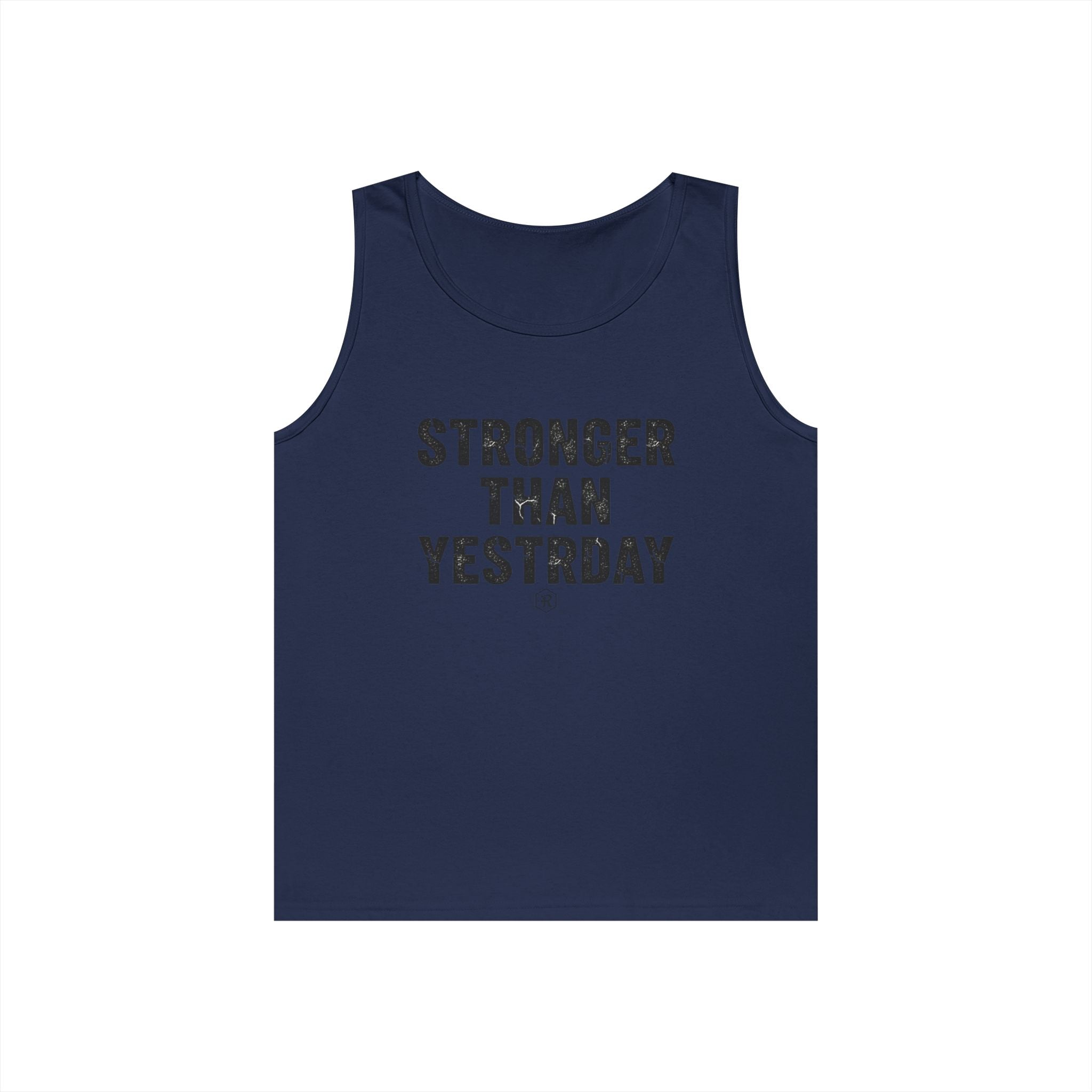 Stronger Than Yesterday — Motivational Tank Top - RESTERATION