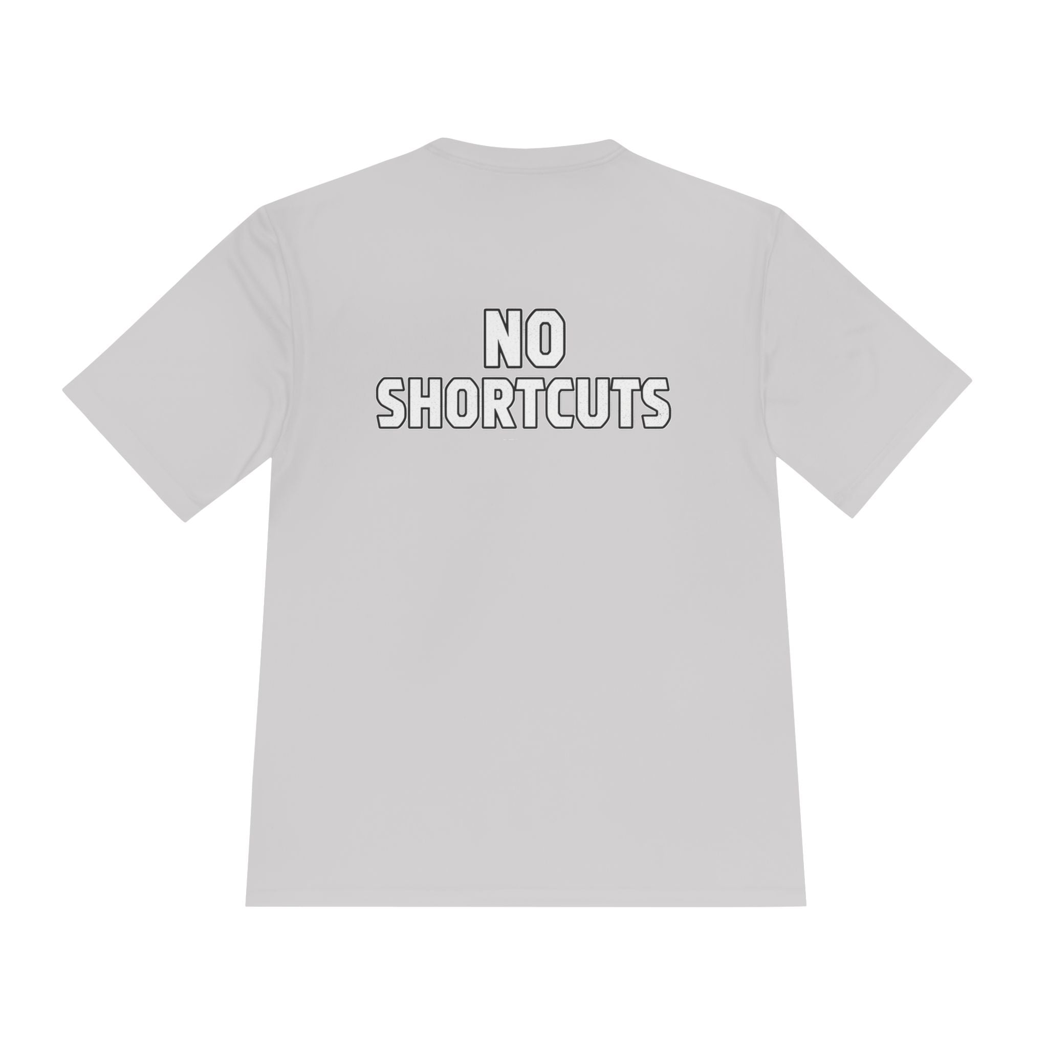 No Shortcuts Performance Tee — Moisture‑Wicking Athletic Shirt - RESTERATION