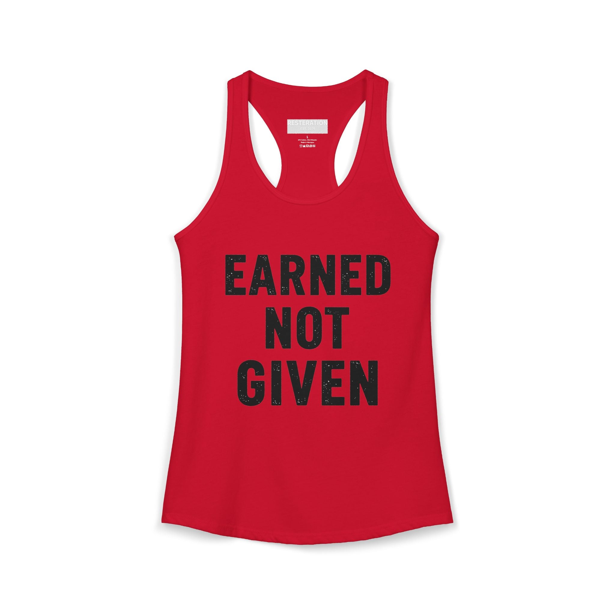 Women's Ideal Racerback Tank — Faith Over Fear - RESTERATION