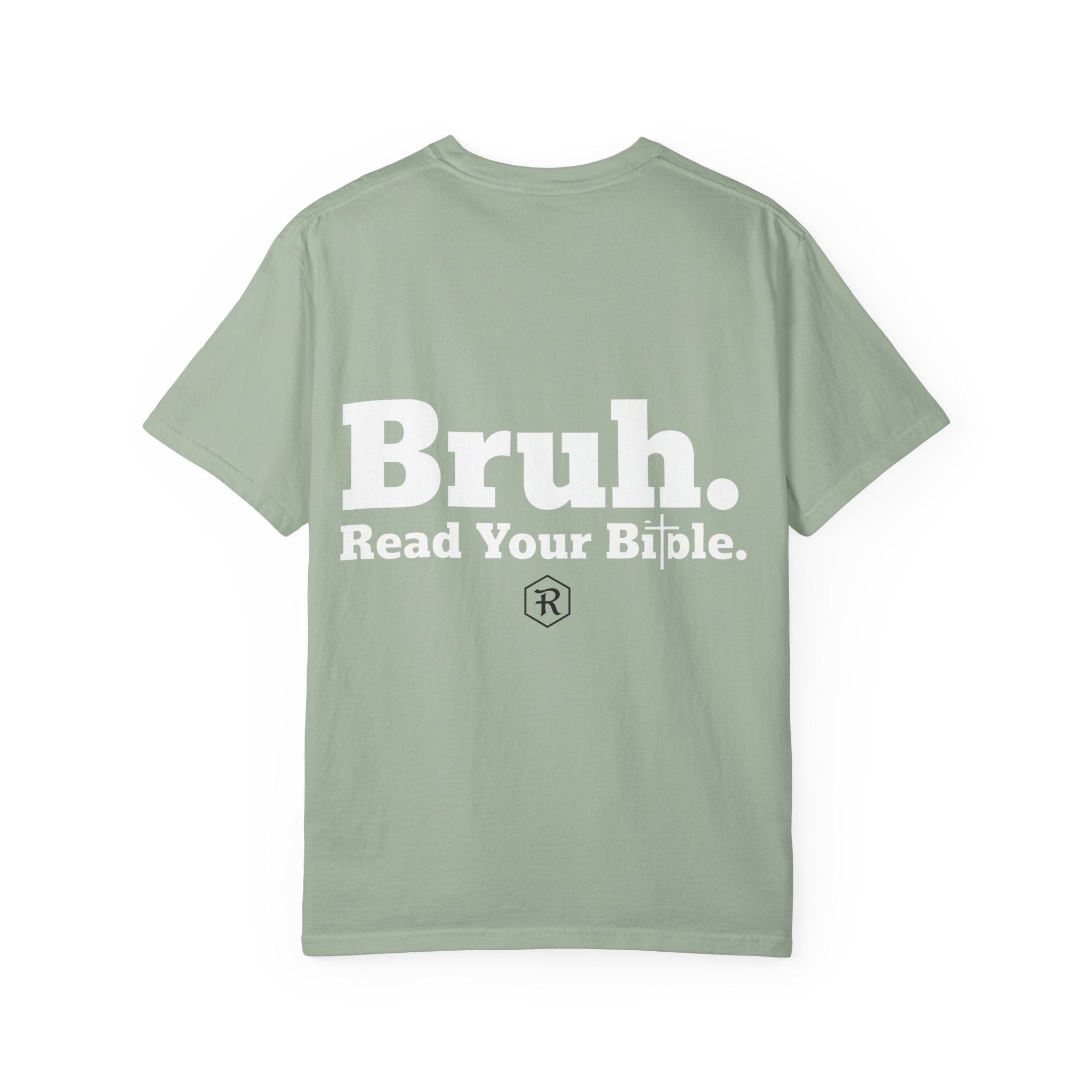Classic White T-Shirt — Minimal Back Logo Tee - RESTERATION