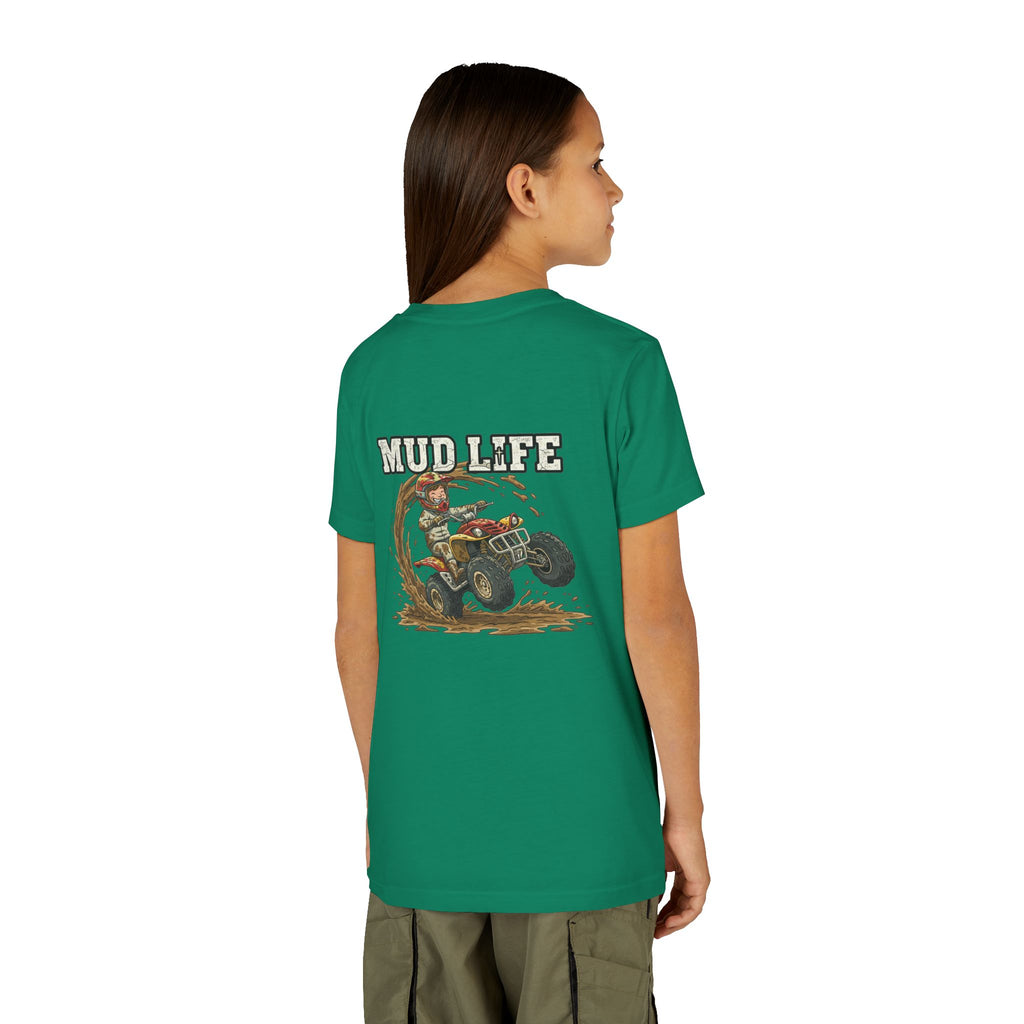 Mud Life — ATV Youth T-Shirt - RESTERATION