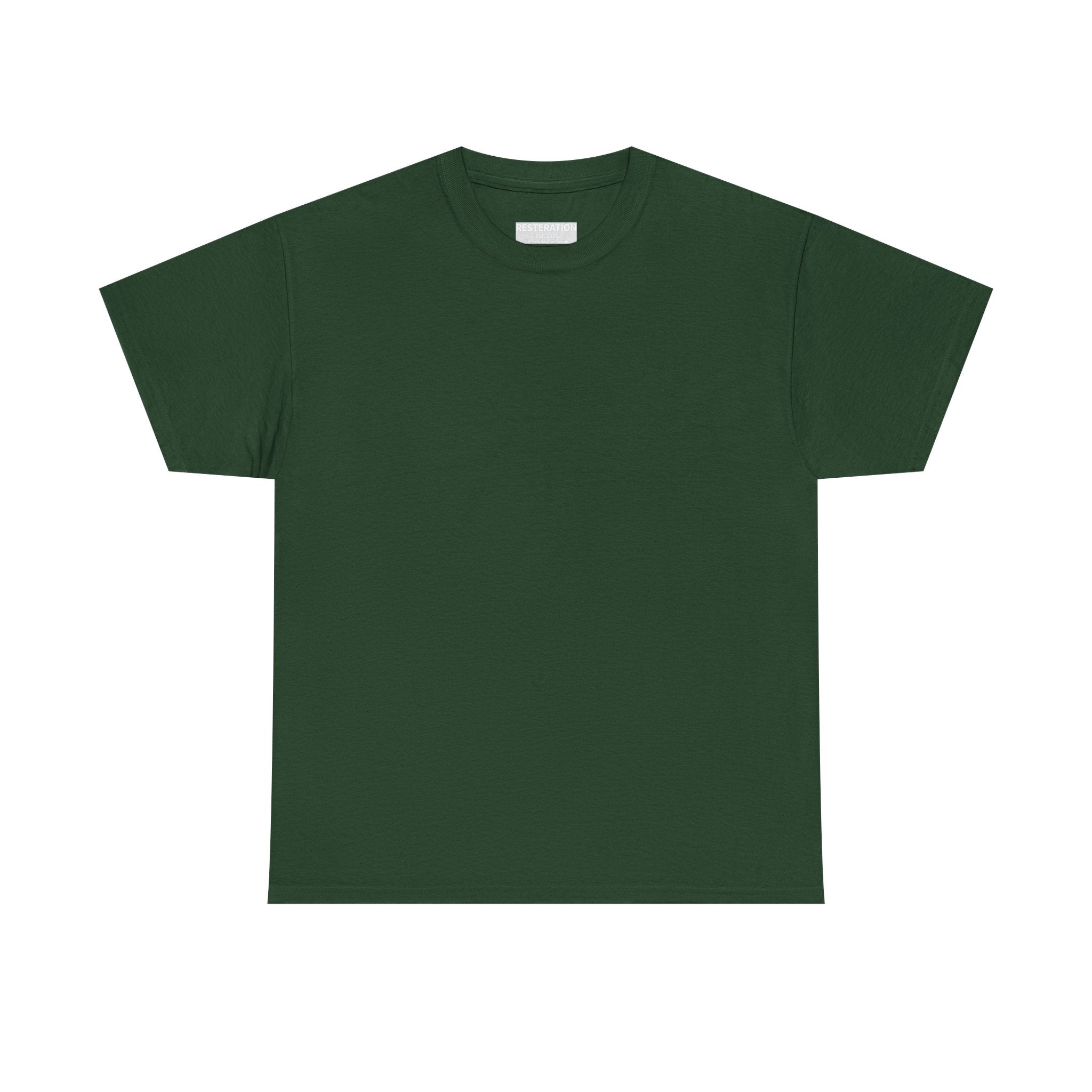 RESTERATION Tee — 'Rooted in the South, Built on the Rock' | Back Print Horse Graphic Shirt - RESTERATION
