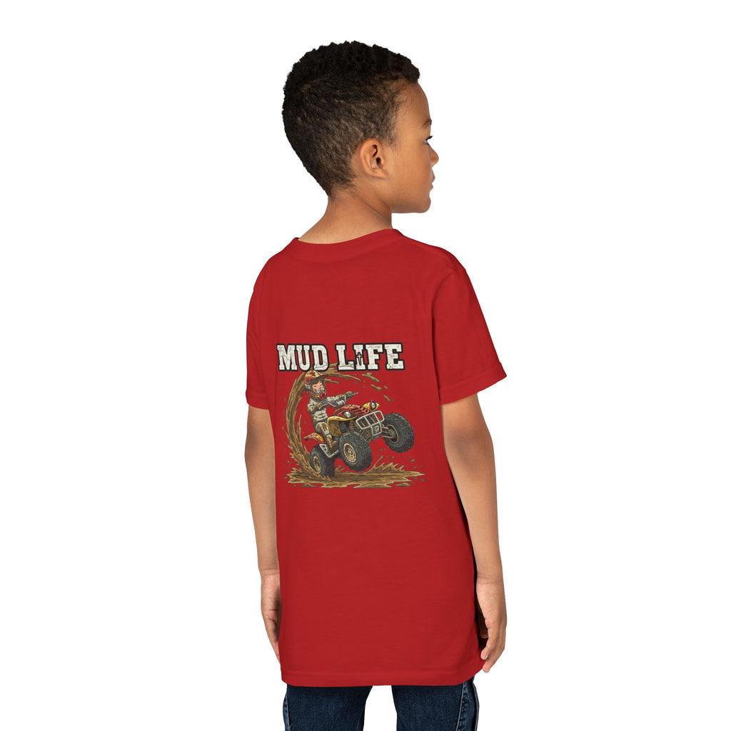 Mud Life — ATV Youth T-Shirt - RESTERATION