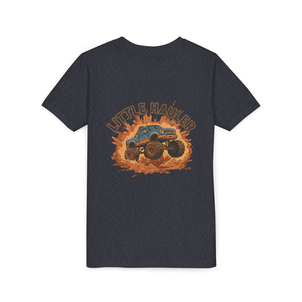 Little Hauler — Monster Truck Youth T-Shirt - RESTERATION
